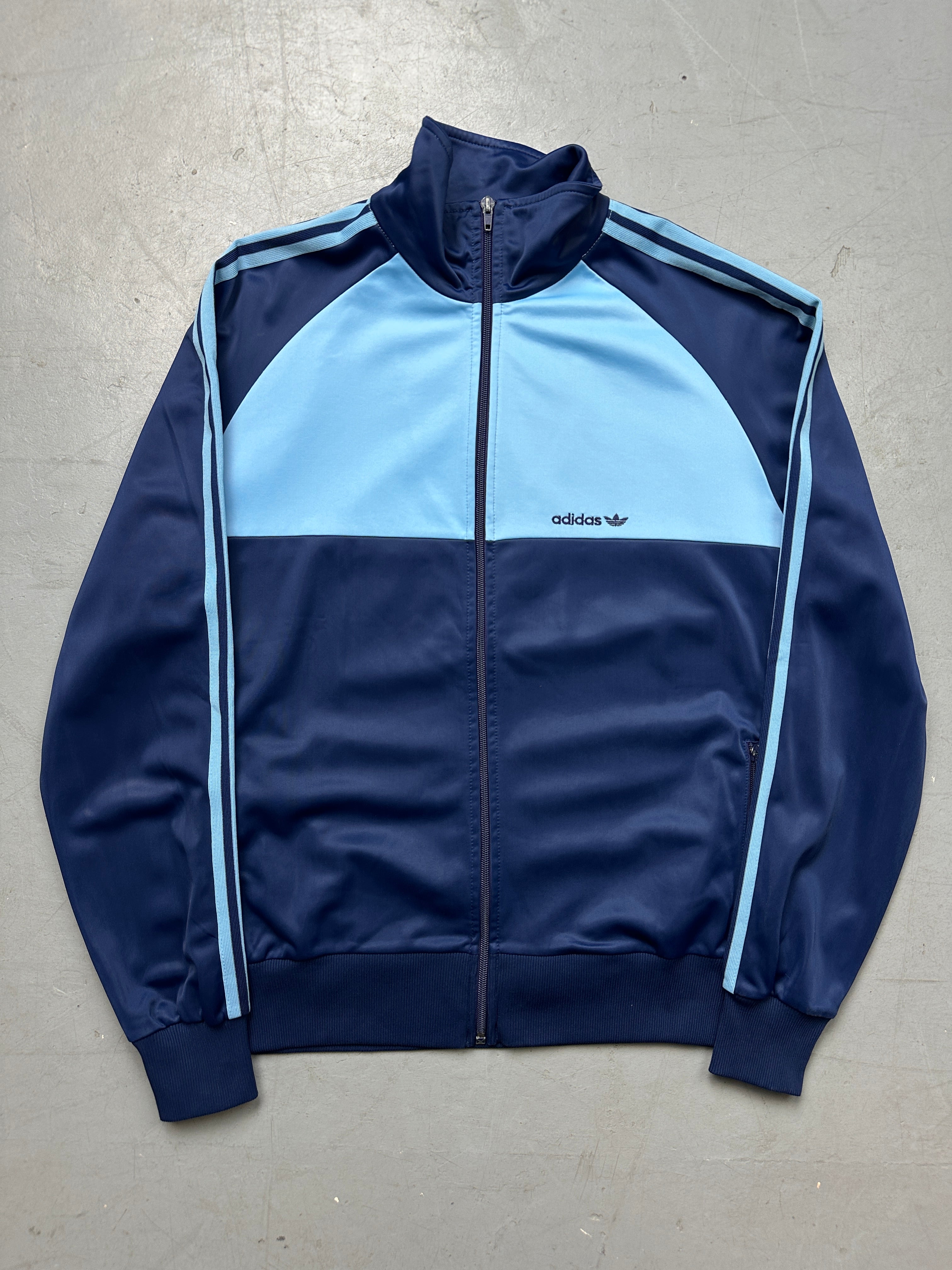 Vintage Adidas Blue Tones Track Jacket  für Männer. Y2K Secondhand 2000s Fashion
