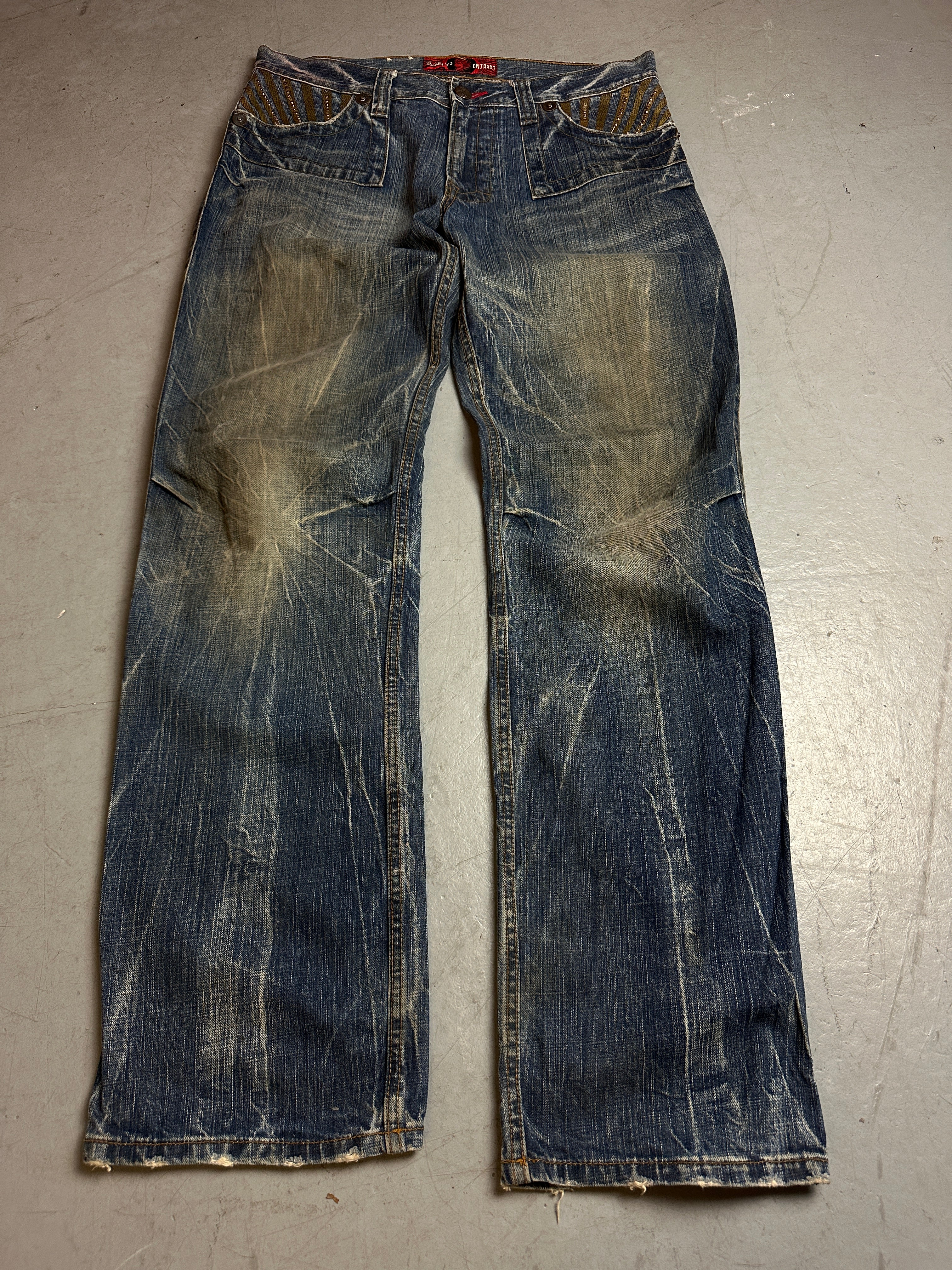 Produktbild von Vintage Oniarai Japanese Denim von vorne