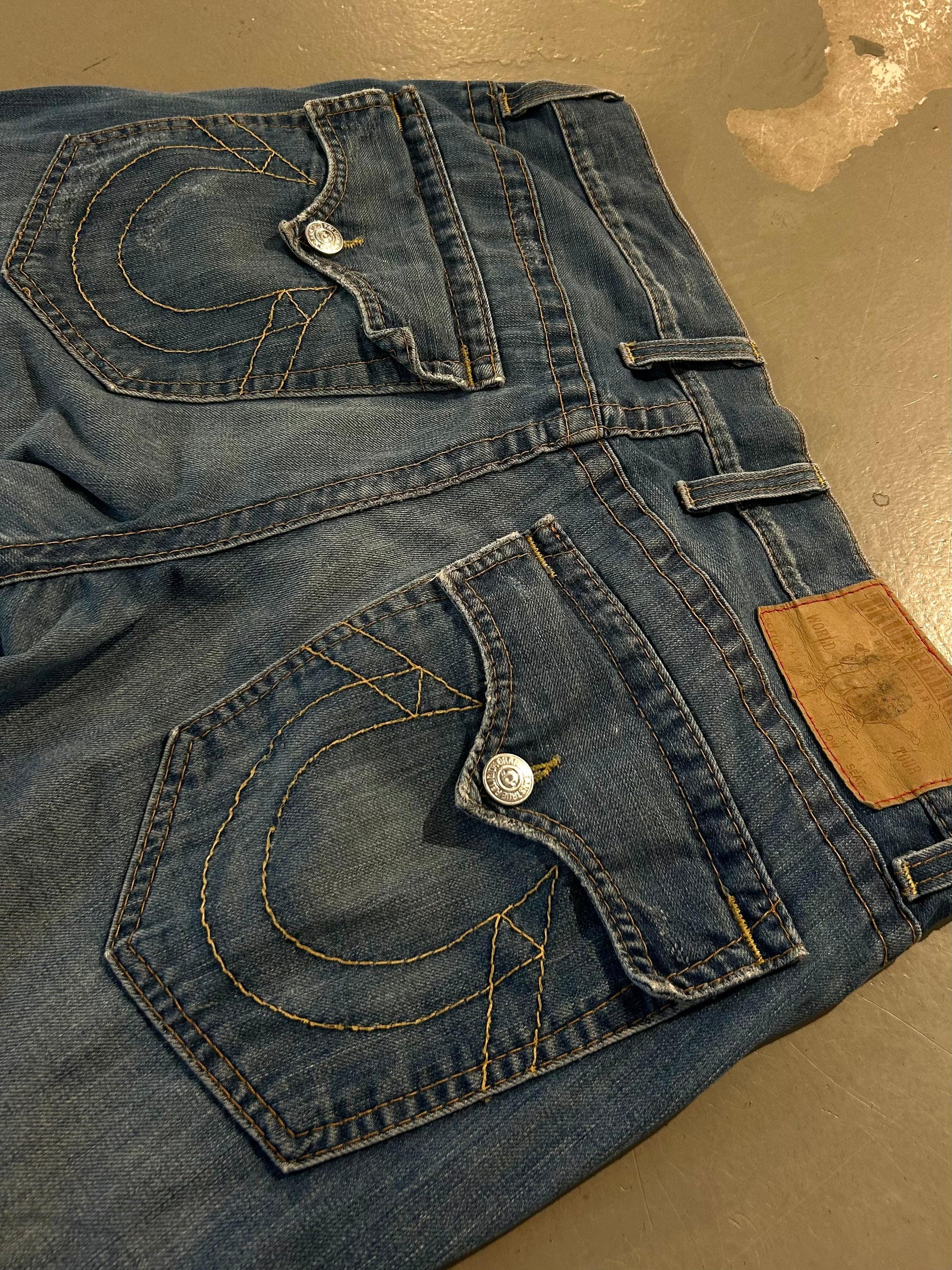 Vintage True Religion Ripped Denim L/XL