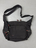 Vintage Charro Black Crossbody Bag. Y2K Second Hand 2000s Fashion