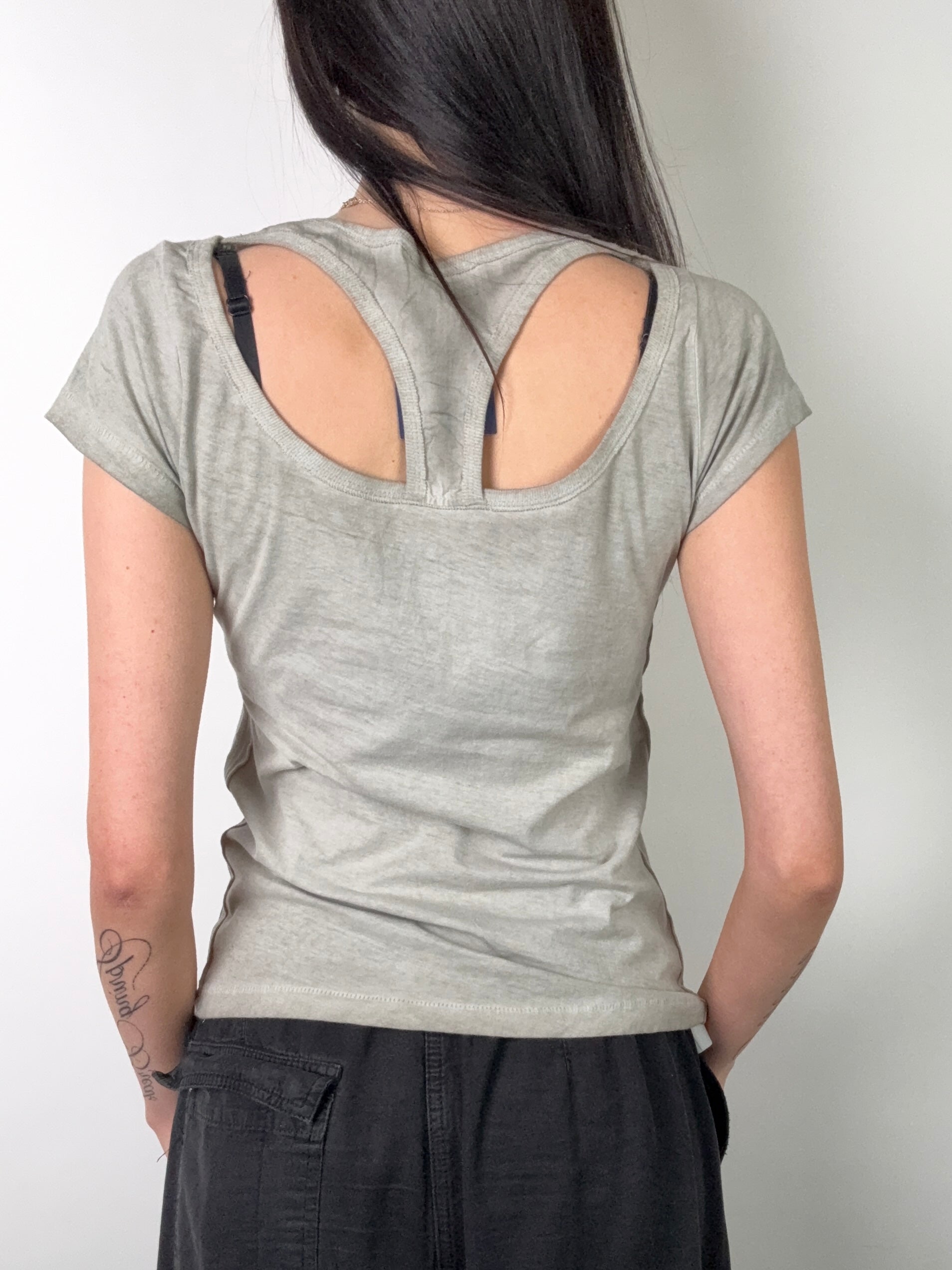 Tragebild von Vintage Hard Rock Café Valencia T-Shirt S von hinten 