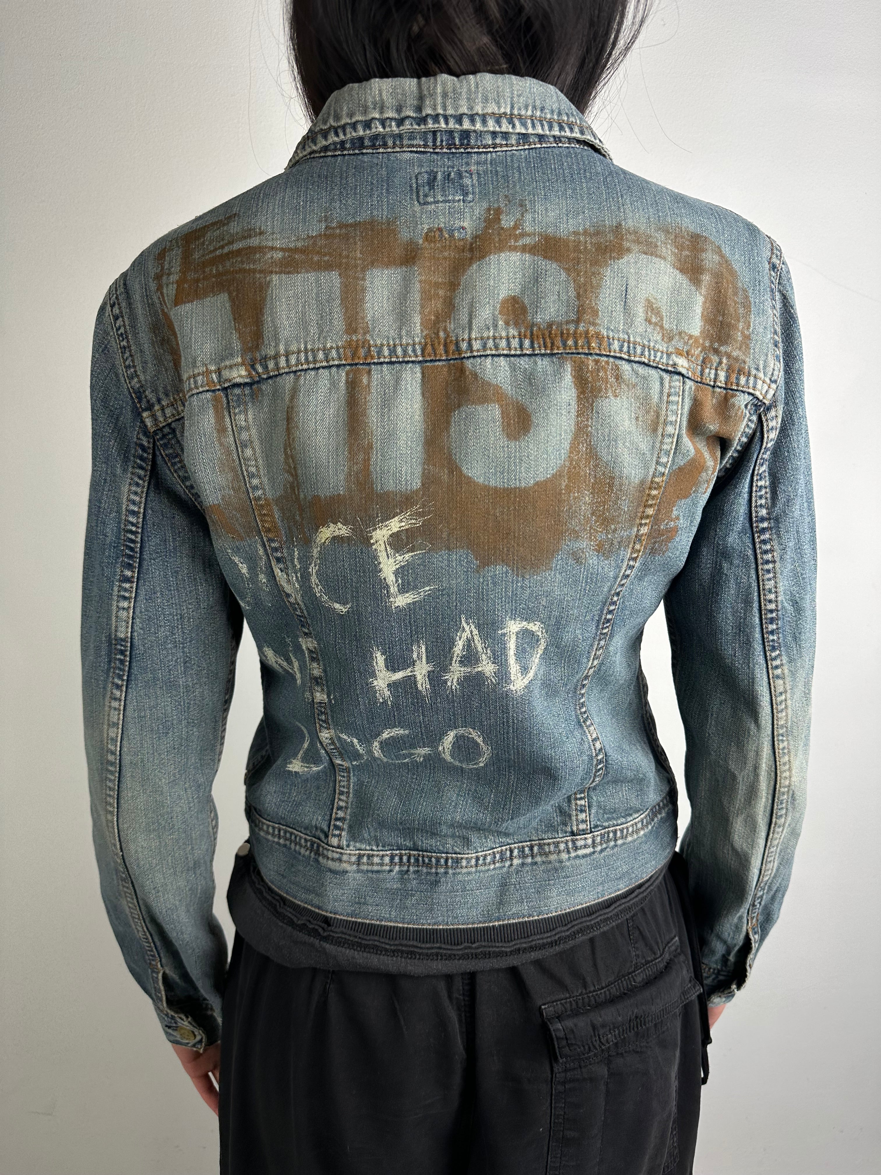 Vintage Miss Sixty Cropped Jeans Jacket S/M