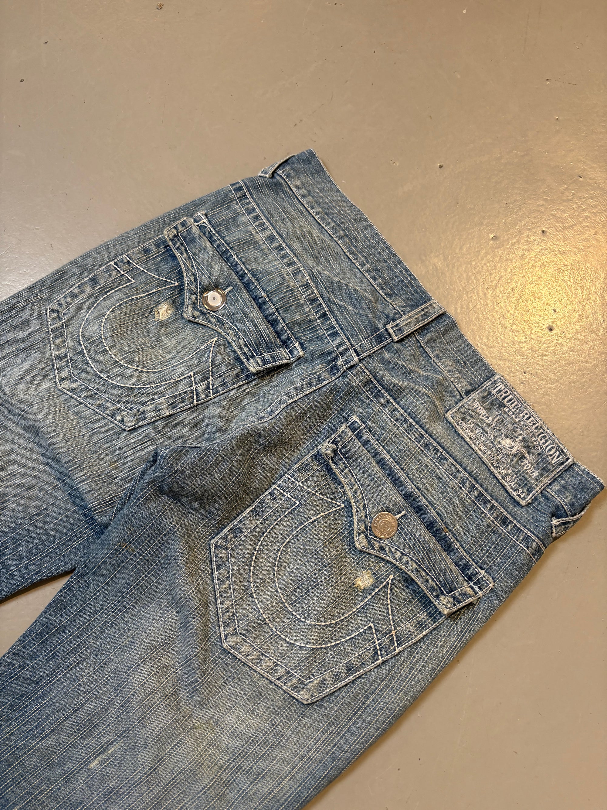 Vintage True Religion Stitched Denim L/XL