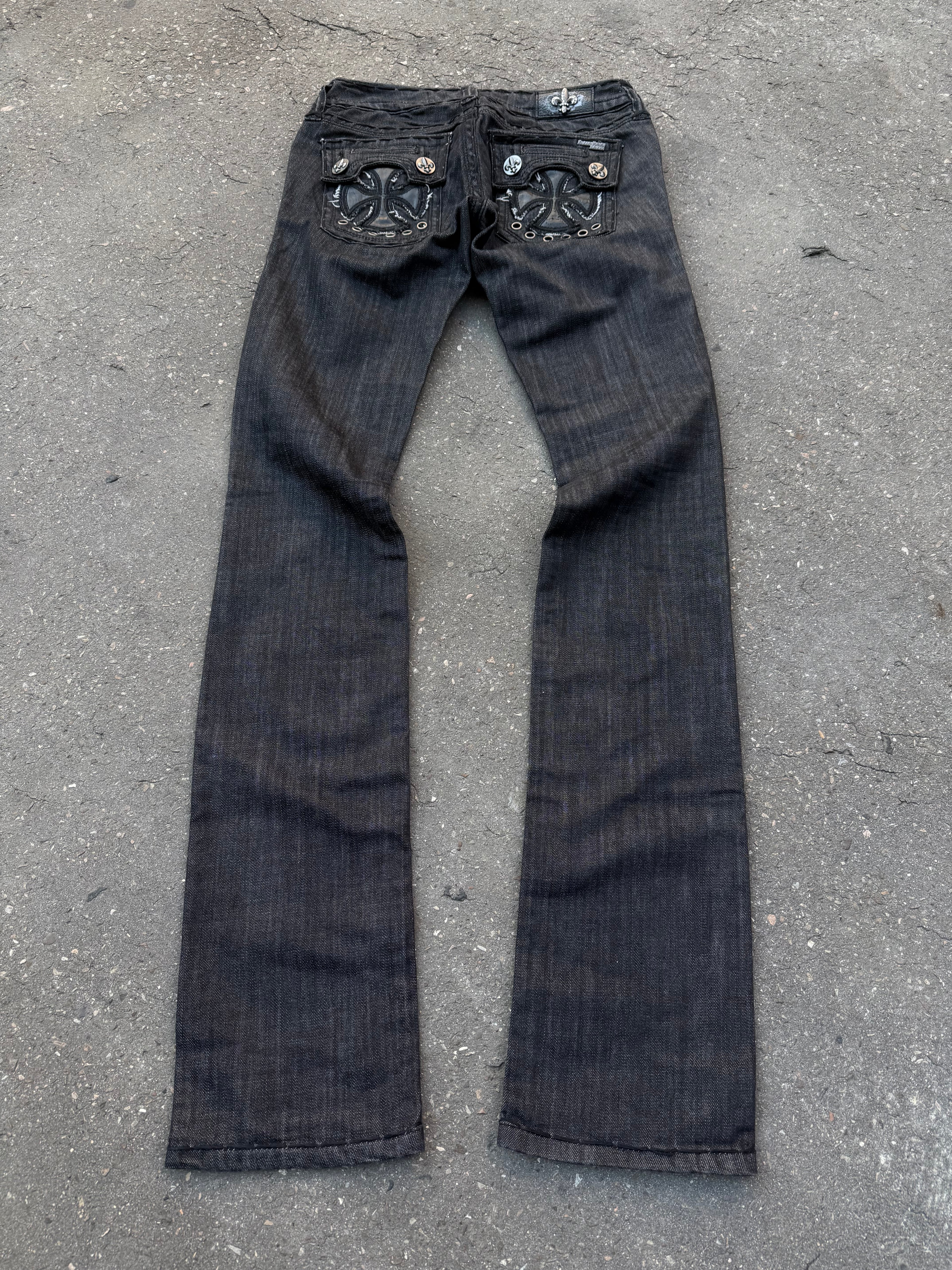 Y2K Laguna Beach „Caspitrano Beach“ Low Waist Denim für Damen. Y2K 2000s Fashion