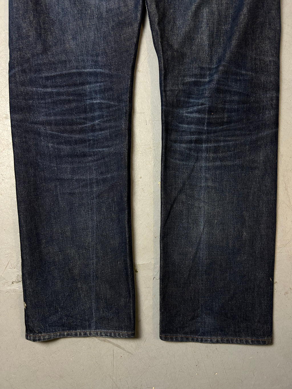 Detailliertes Produktbild  von Vintage Stone Island Dark Blue Denim L von hinten