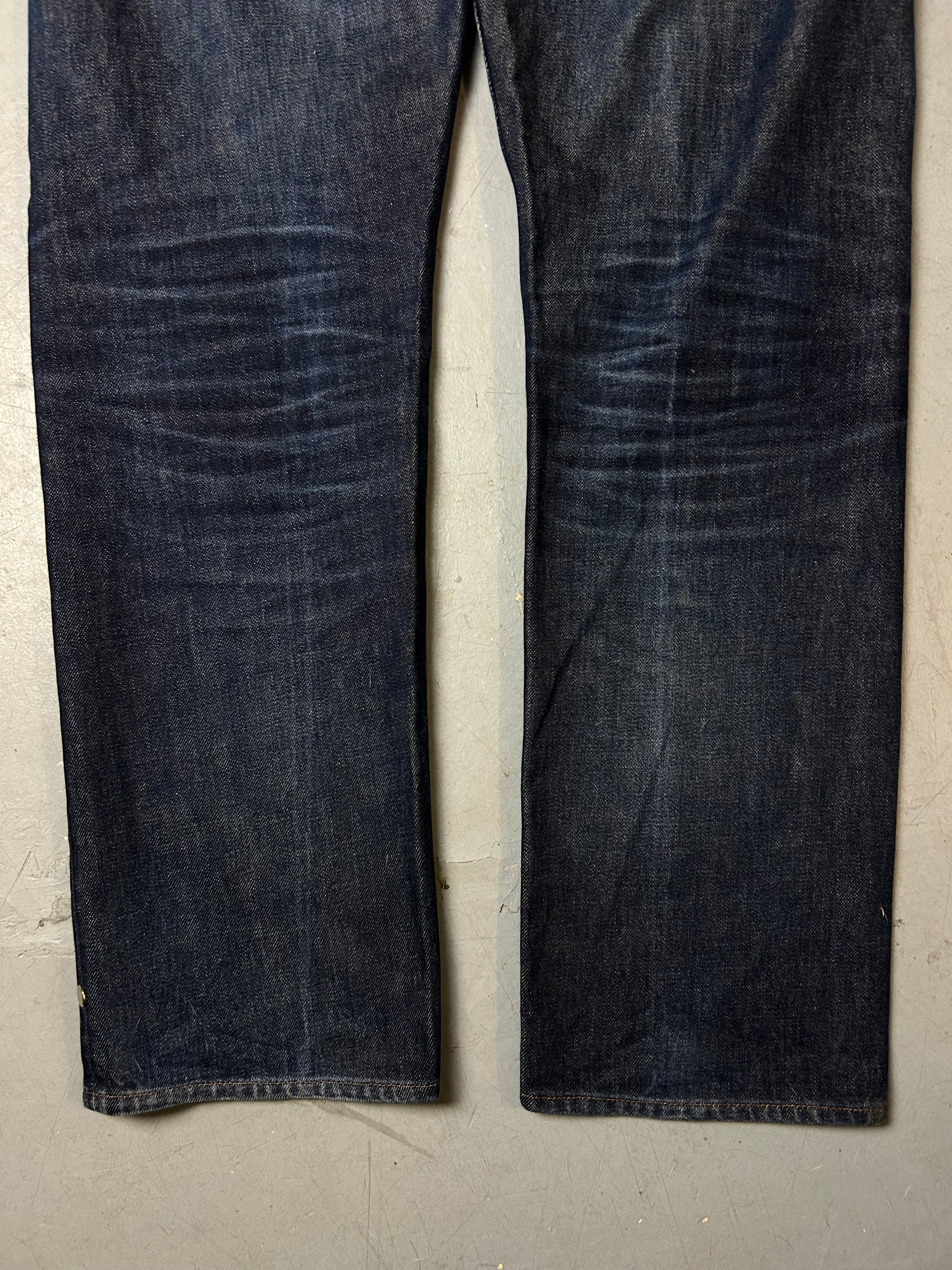 Detailliertes Produktbild  von Vintage Stone Island Dark Blue Denim L von hinten