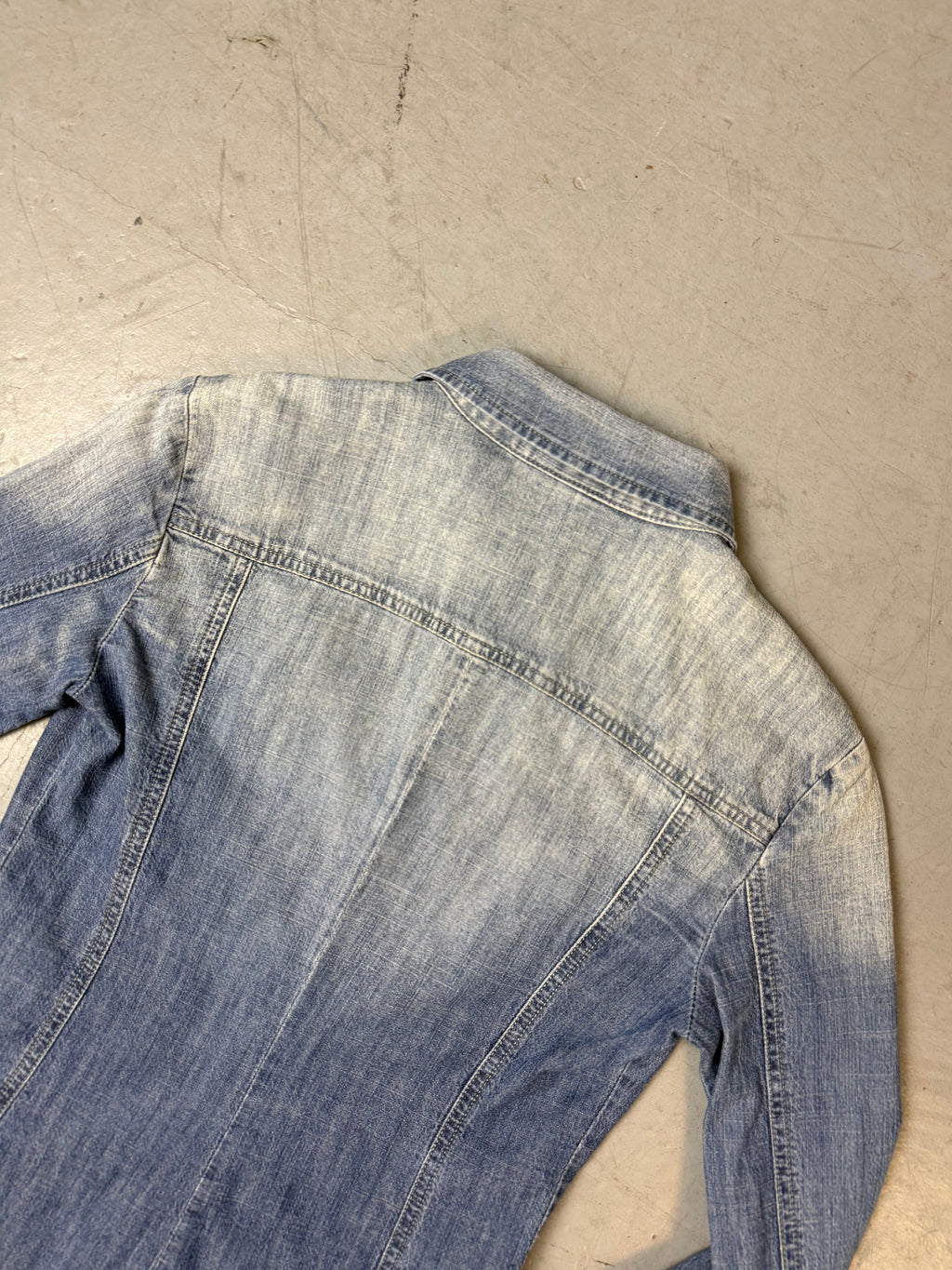 Vintage Diesel Light Blue Washed Denim Jacket XS