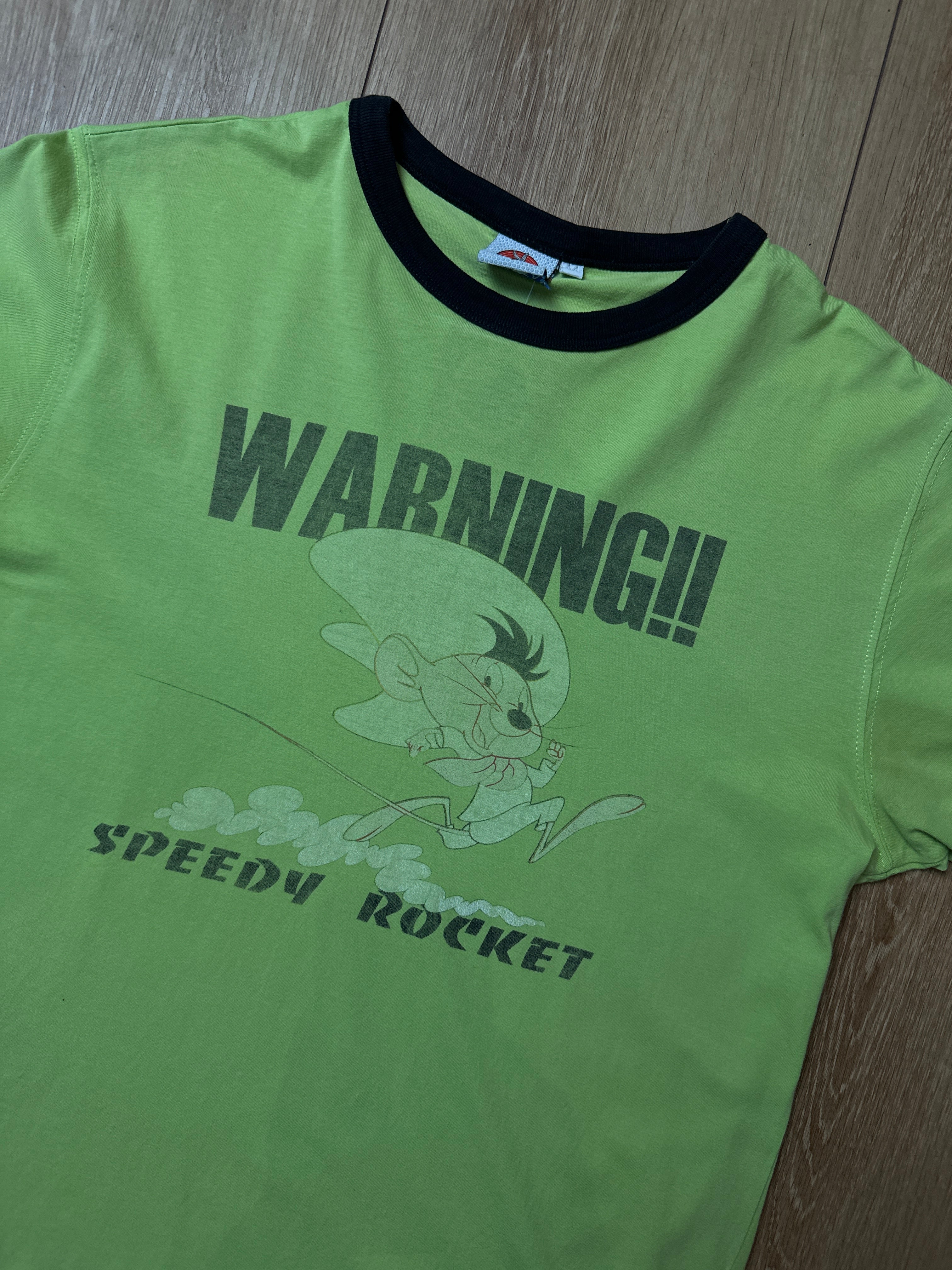 Ein grünes vintage looney tunes Tshirt Y2K 