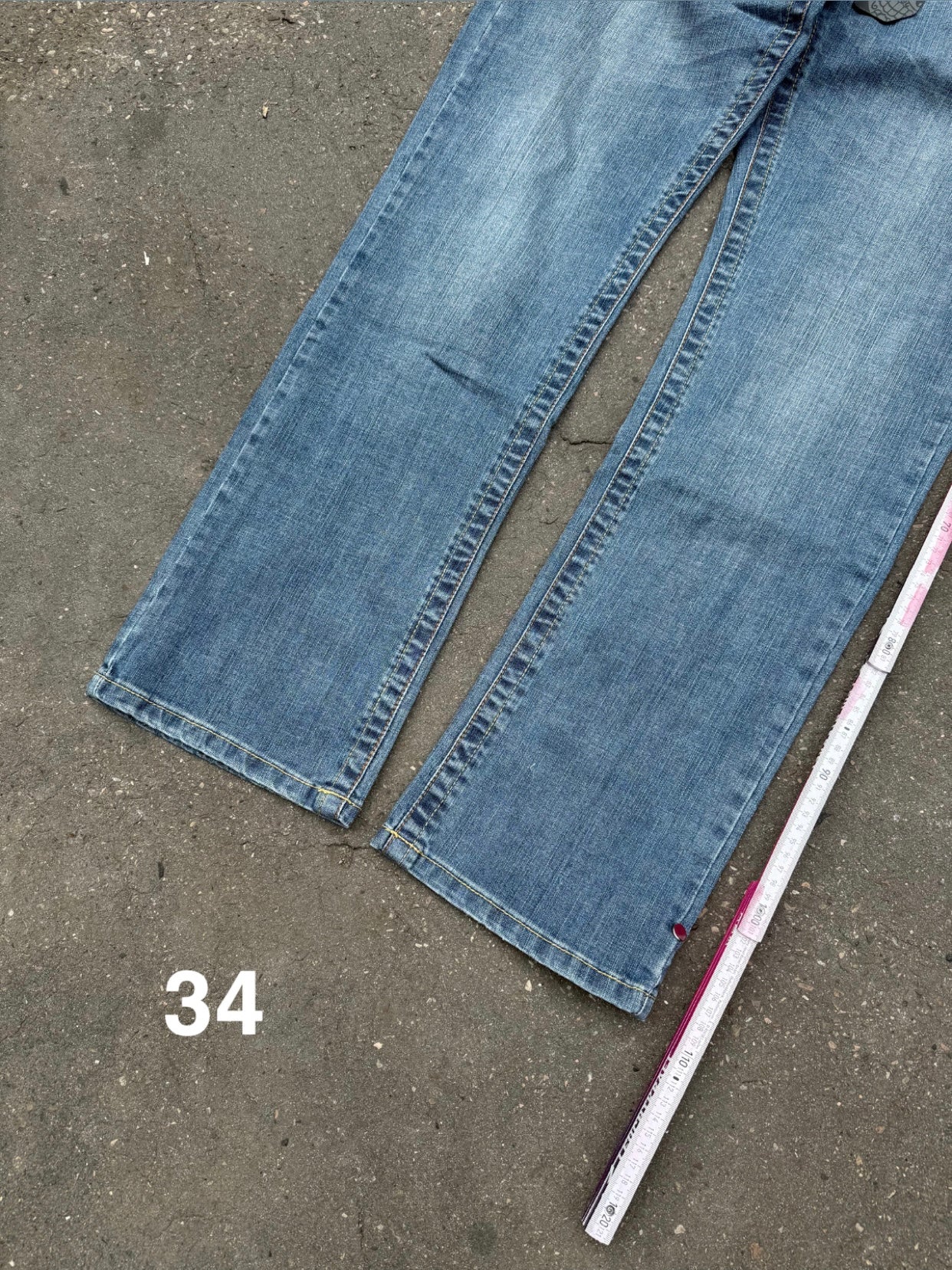 Y2K Laguna Beach „New Crystal Cove“ Mid Waist Denim S/M + BOX