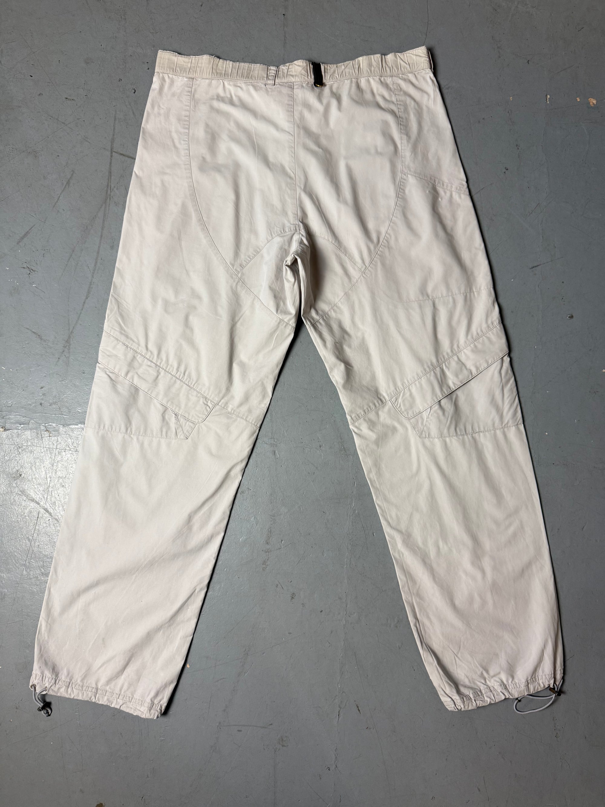 Vintage Adidas White Baggy Trackpants
