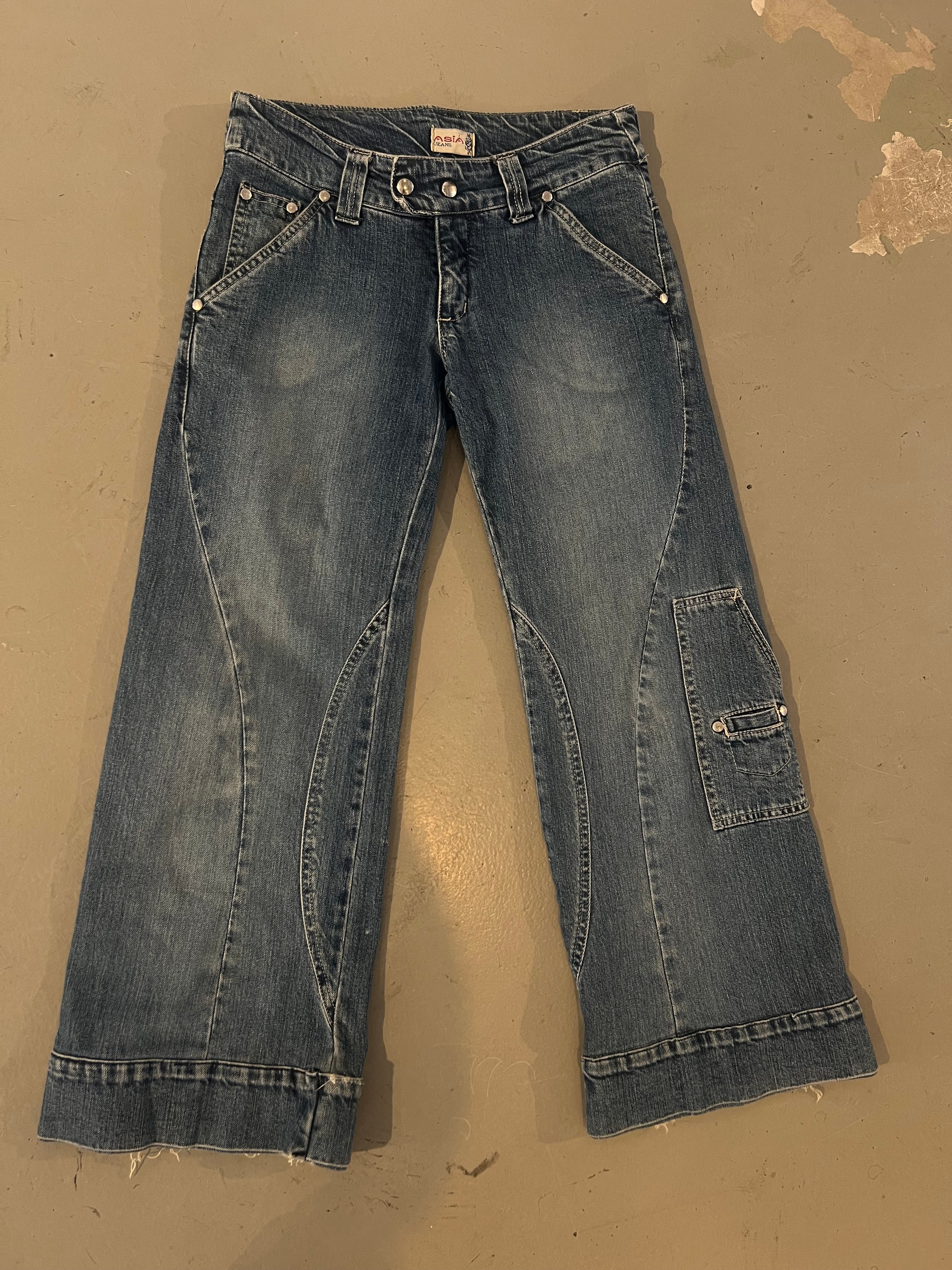 Vintage Blue Cute Short Denim XS/S