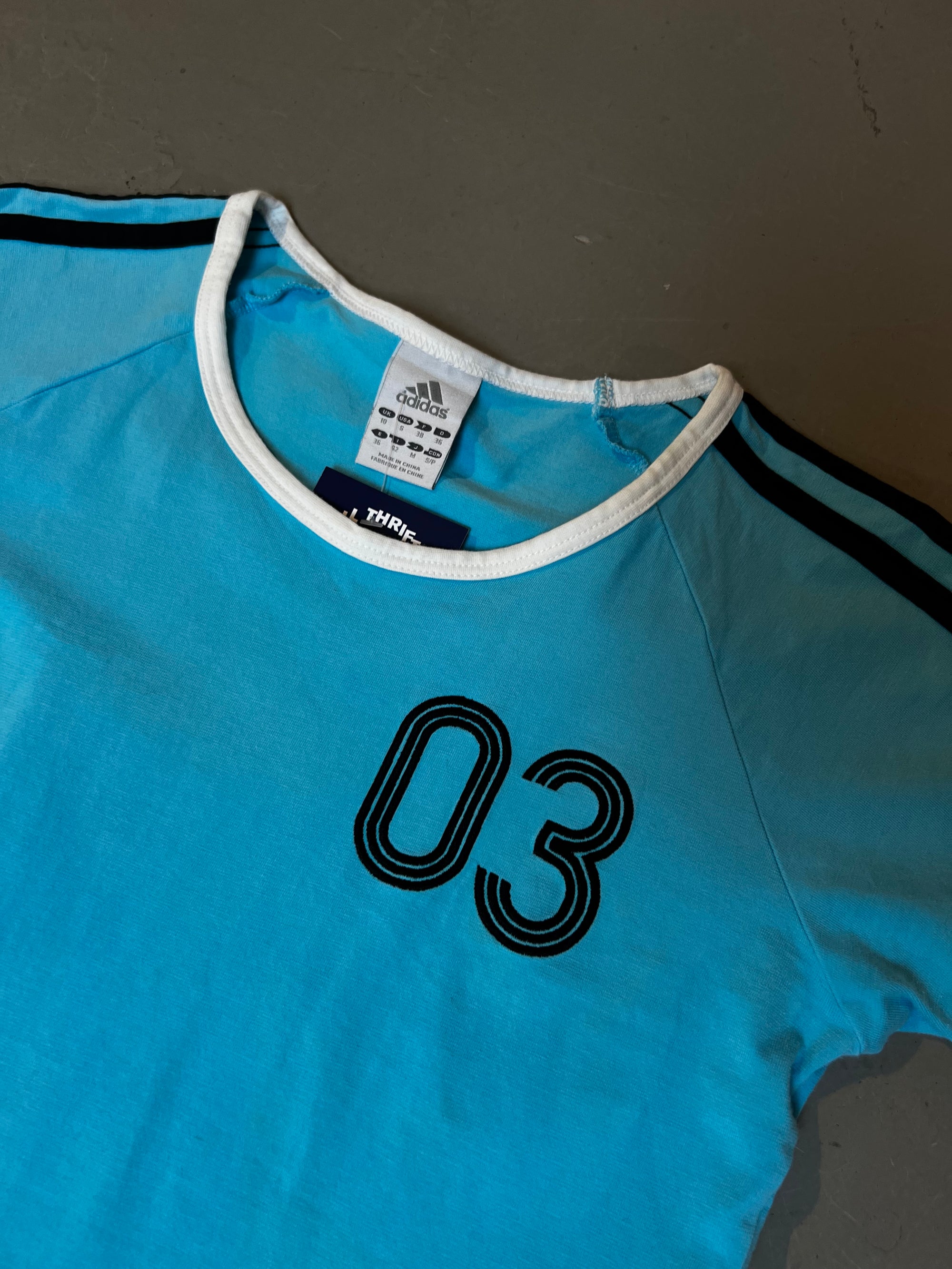 Vintage Adidas Blue 03 Tee S/M