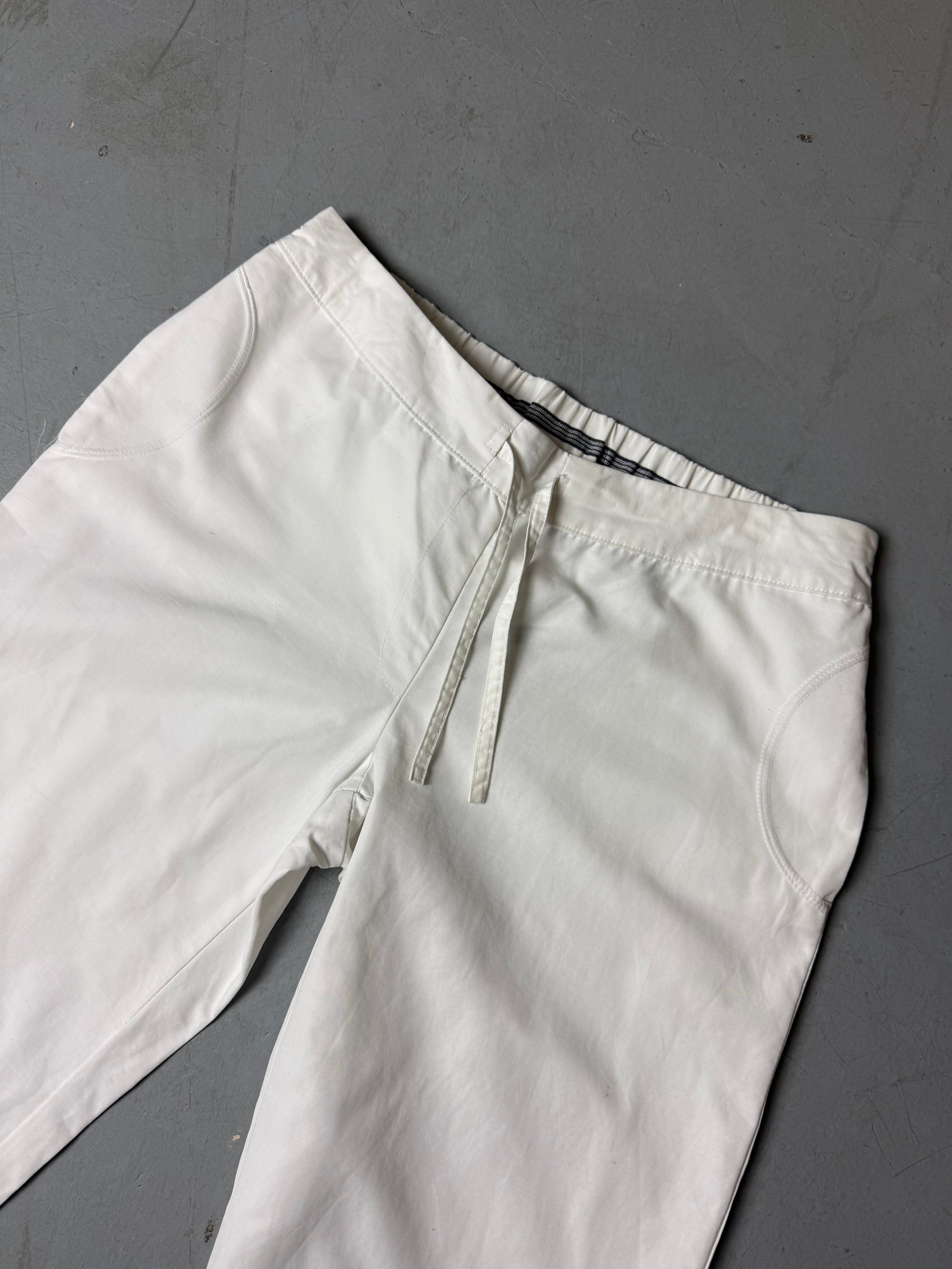 Vintage White Adidas Short Track Pants S