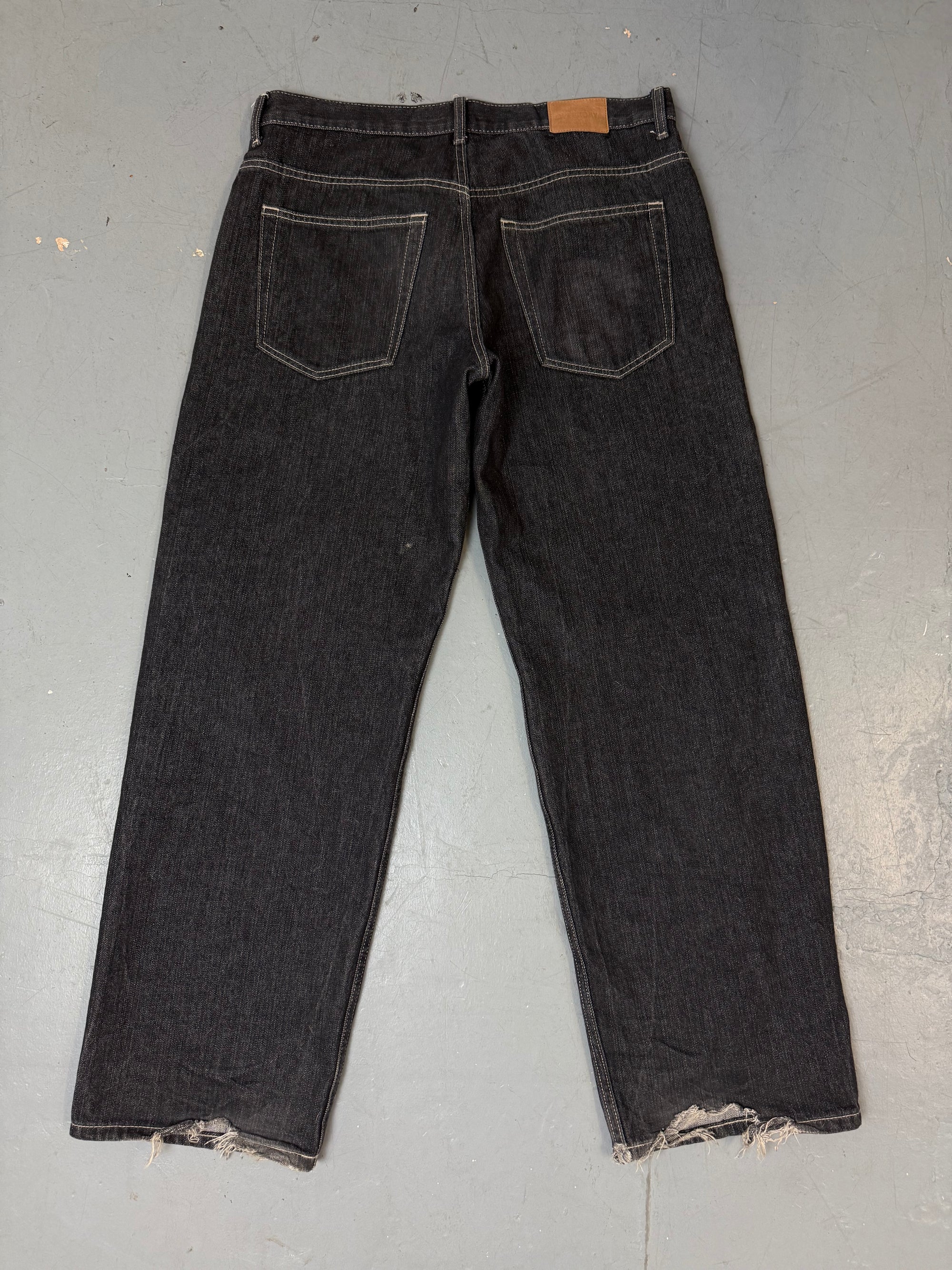 Vintage Weekday Black Baggy Denim M/L