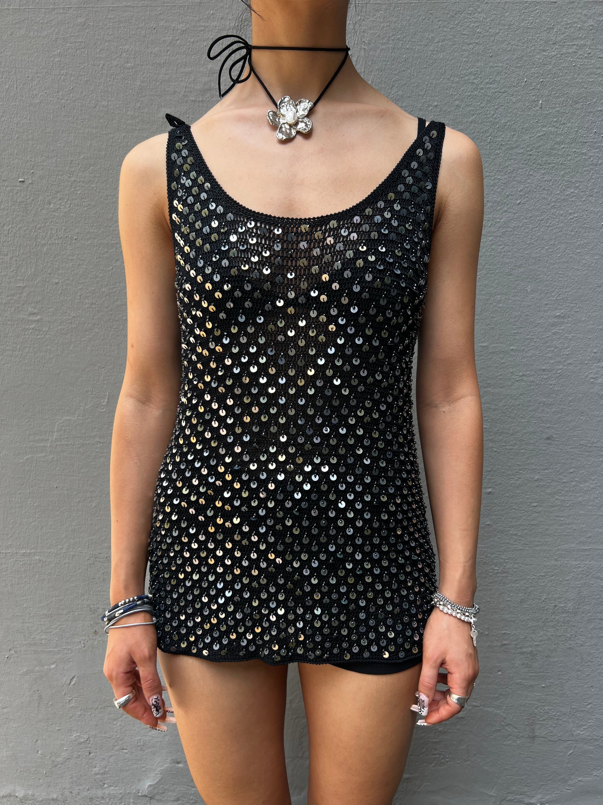 Vintage Black Top S