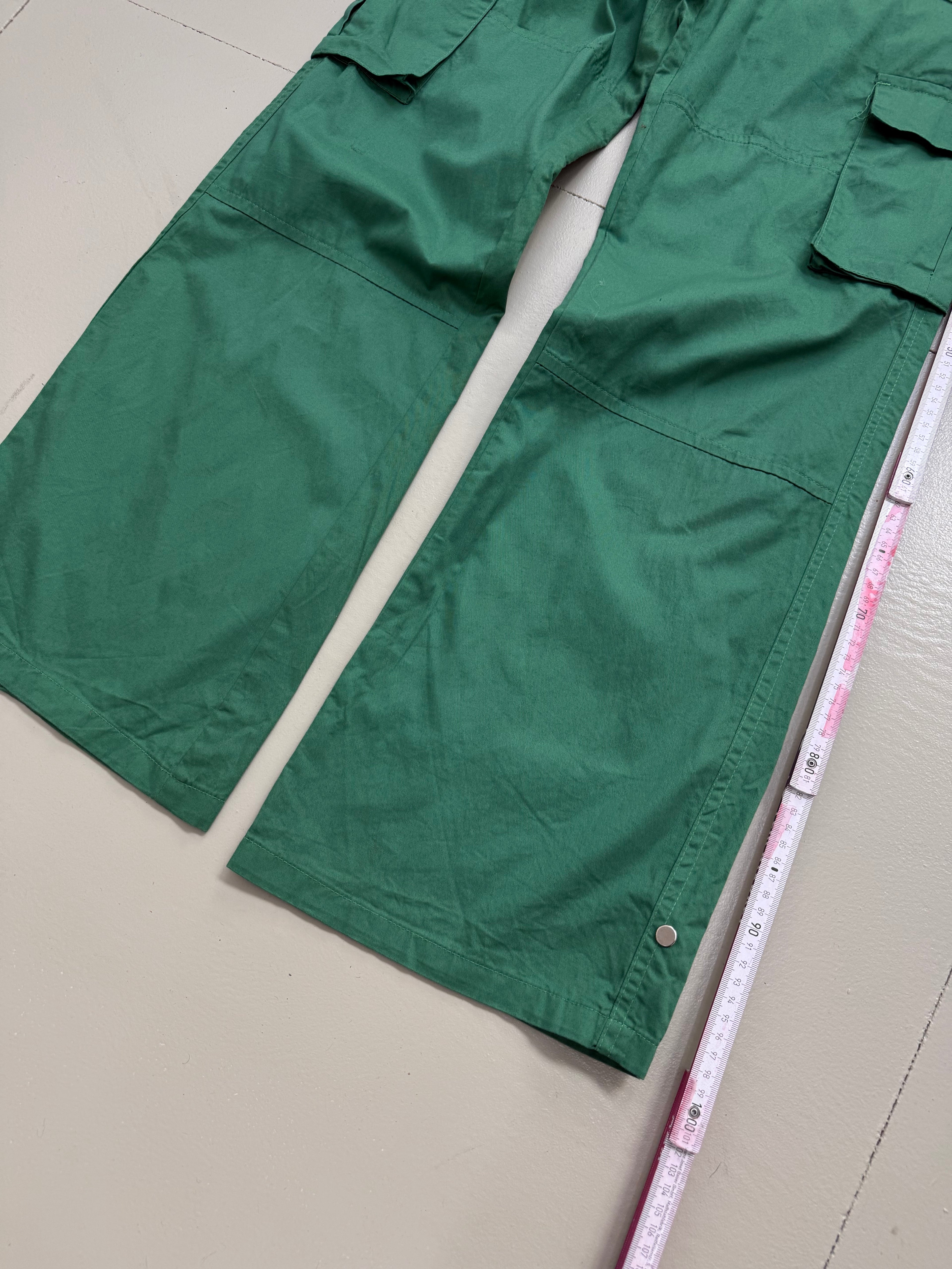 Vintage Green Light Cargo Pants L