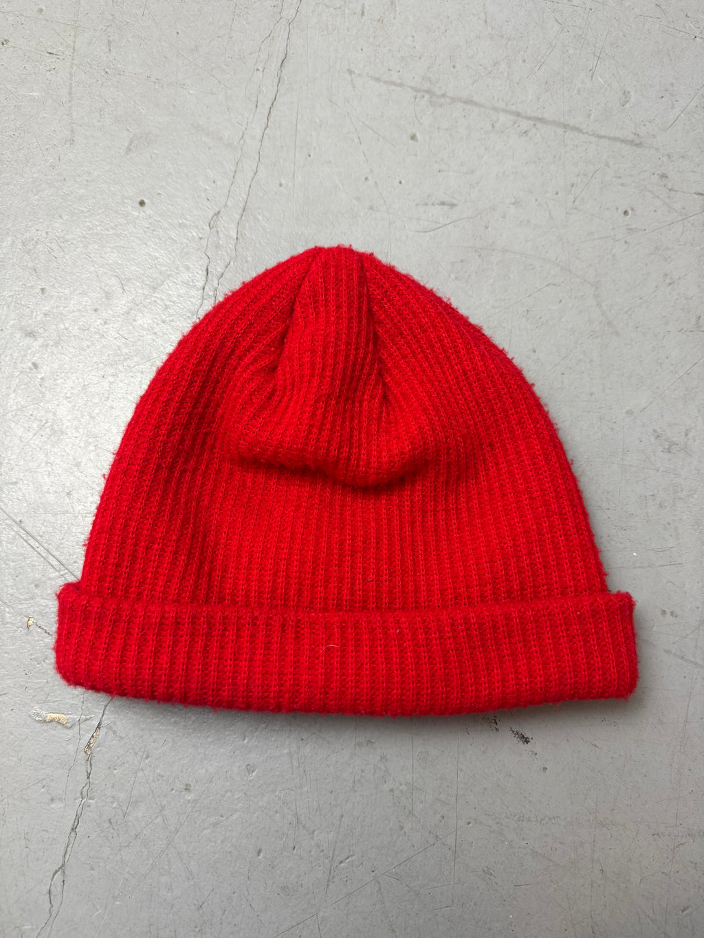Vintage Oakley Red Knit Beanie. Unisex. Y2K Second Hand 2000s Fashion
