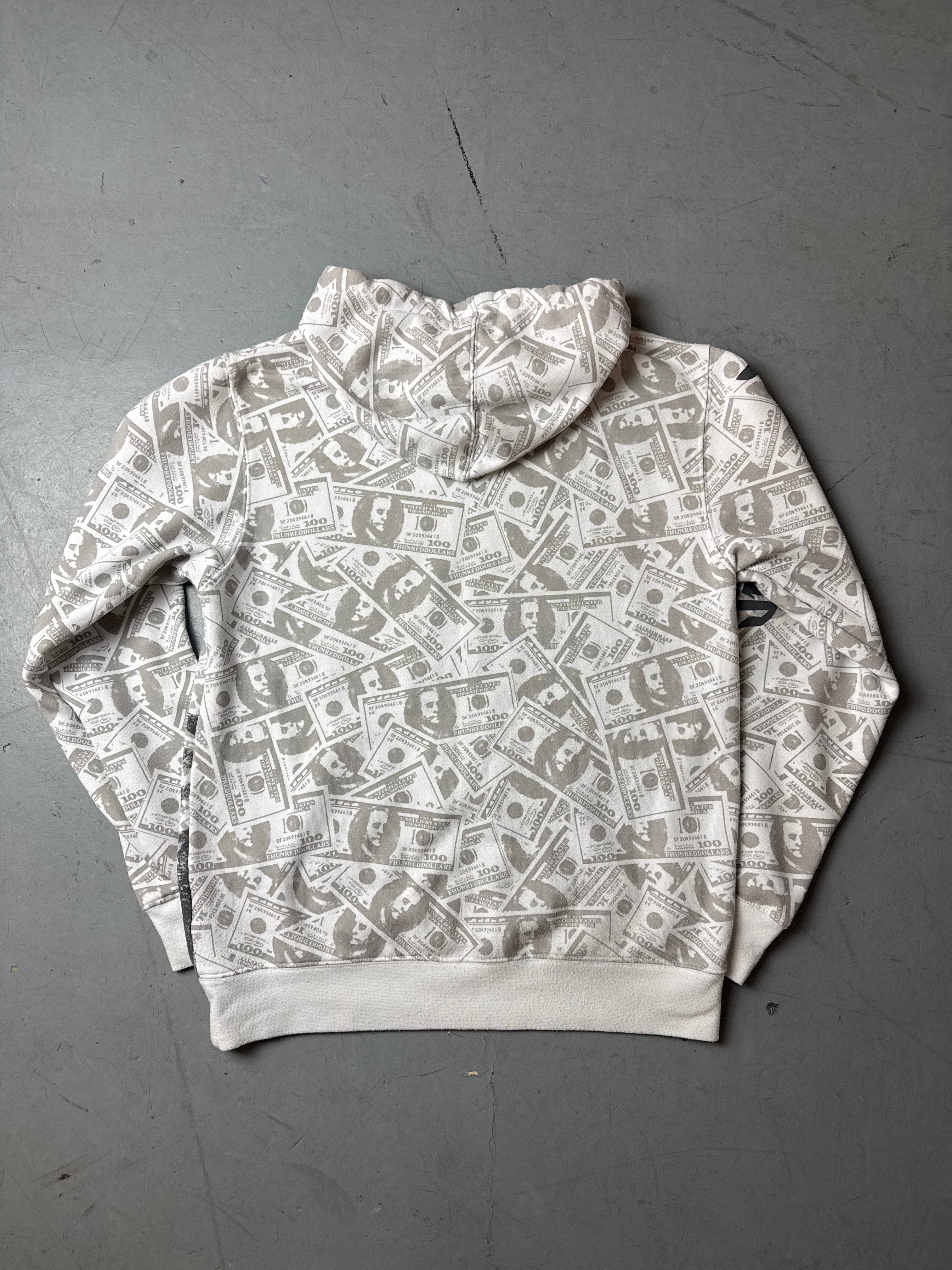 Y2K No Fear Money Printed Hoodie vintage hoodie 