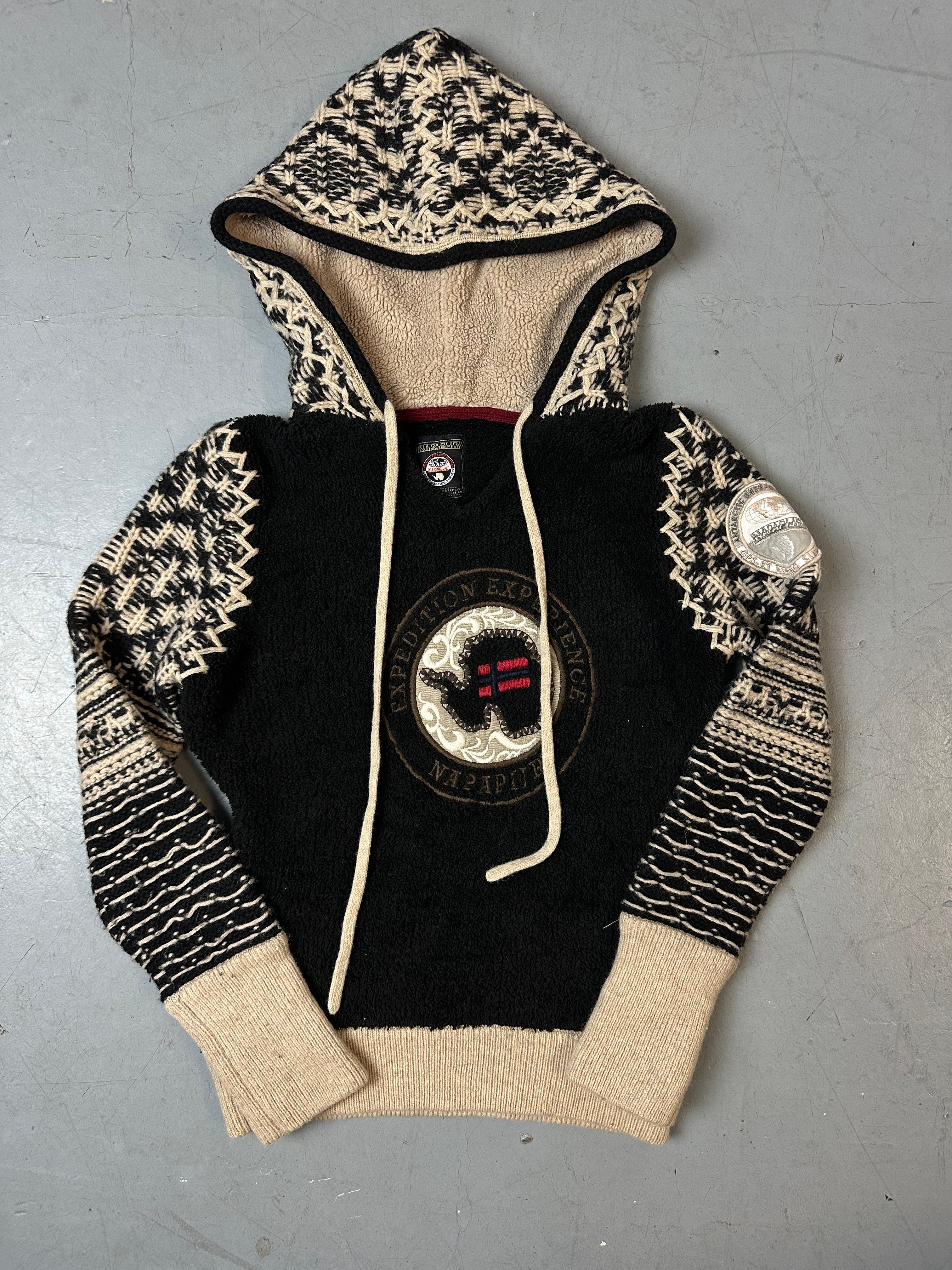 Vintage Napapiri Wool Hoodie XS/S