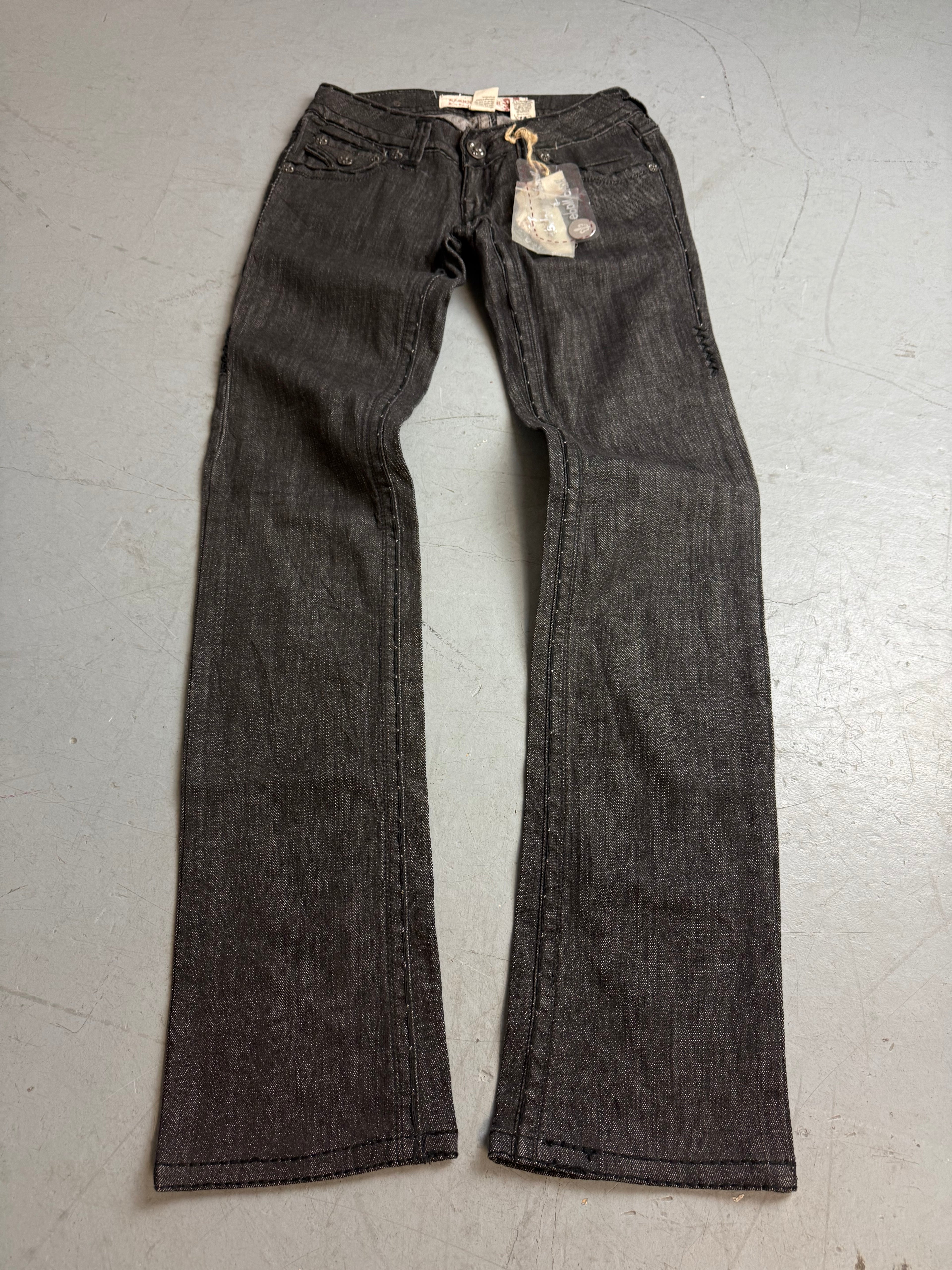 Vintage Y2K Laguna Beach Black Low Waist Bootcut Denim XS/S