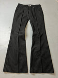 Vintage Low Waist Pinstripe Pants für Damen. Y2K Second Hand 2000s Fashion