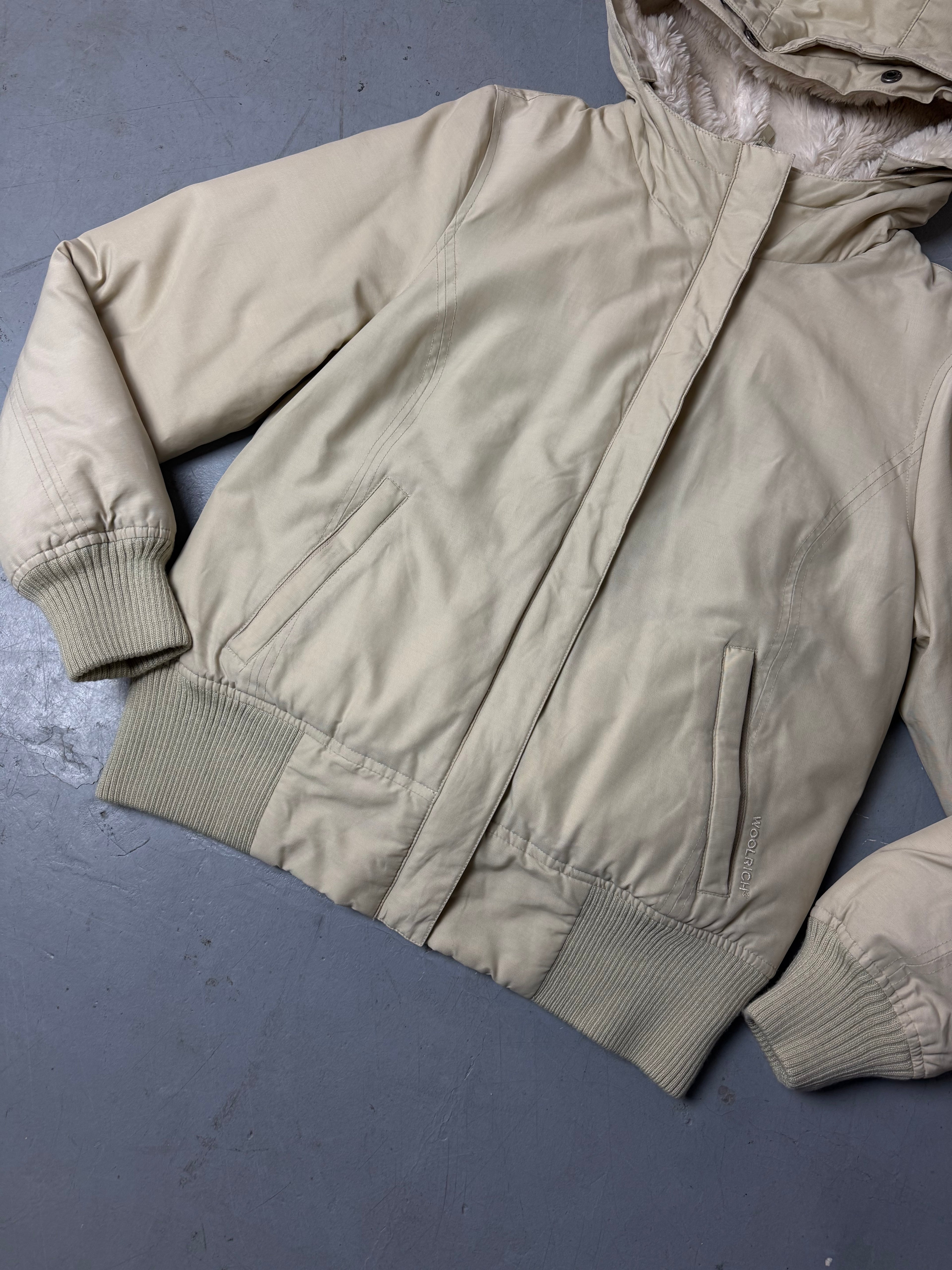 Vintage Woolrich Beige Winter Jacket L