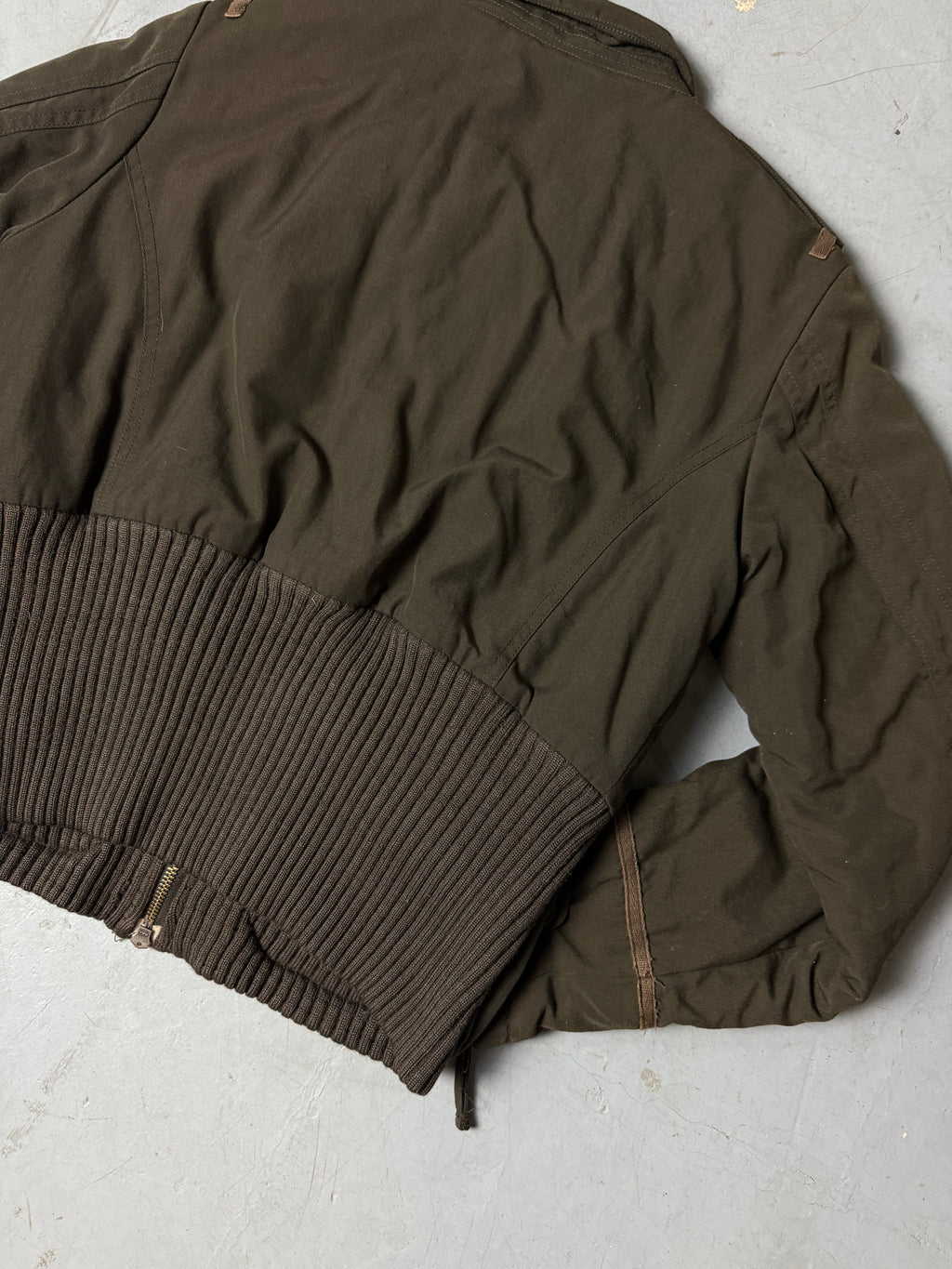 Vintage Wool Rich Brown Winter Jacket M