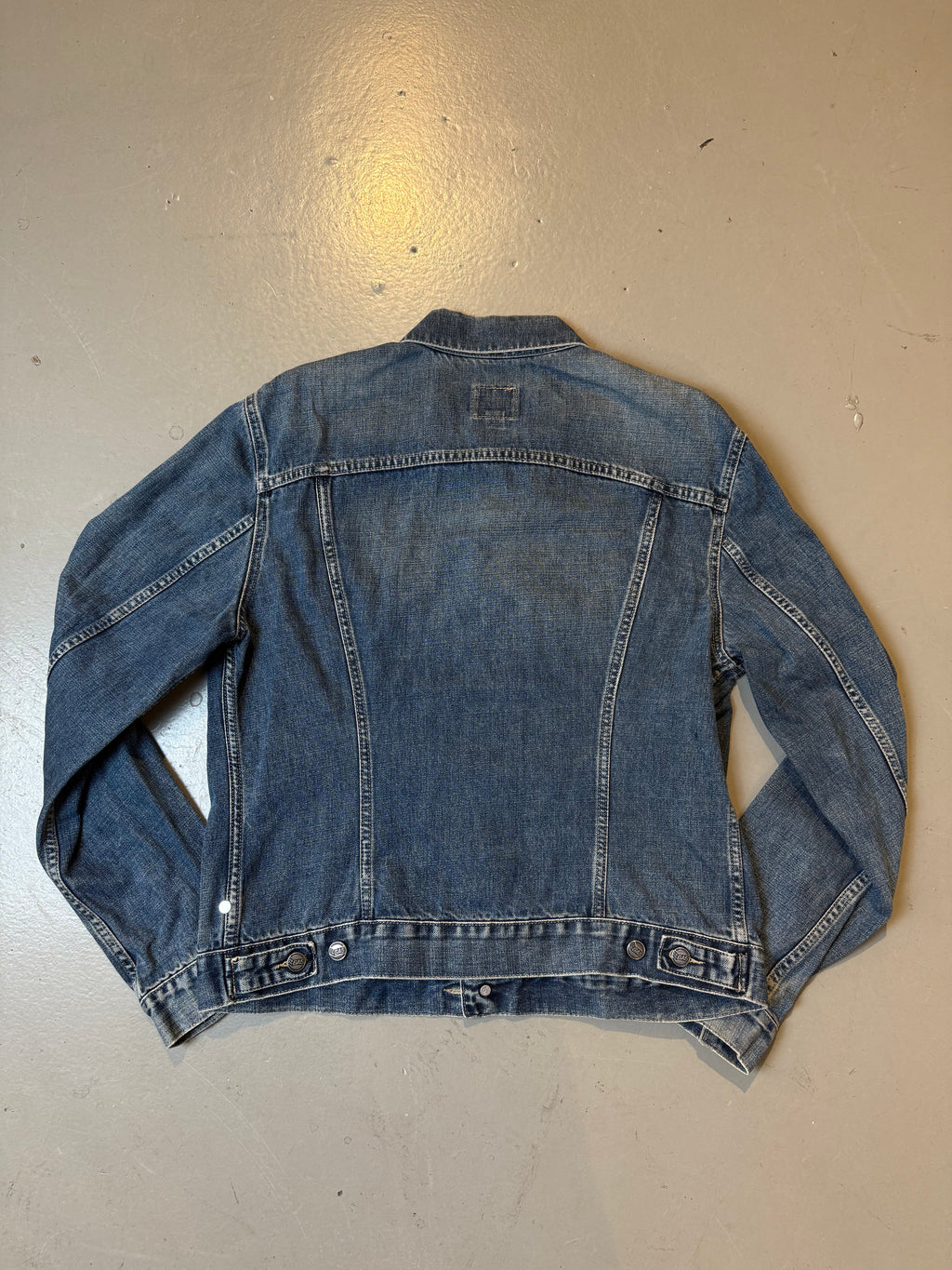 Vintage GAS Blue Washed Denim Jacket XL