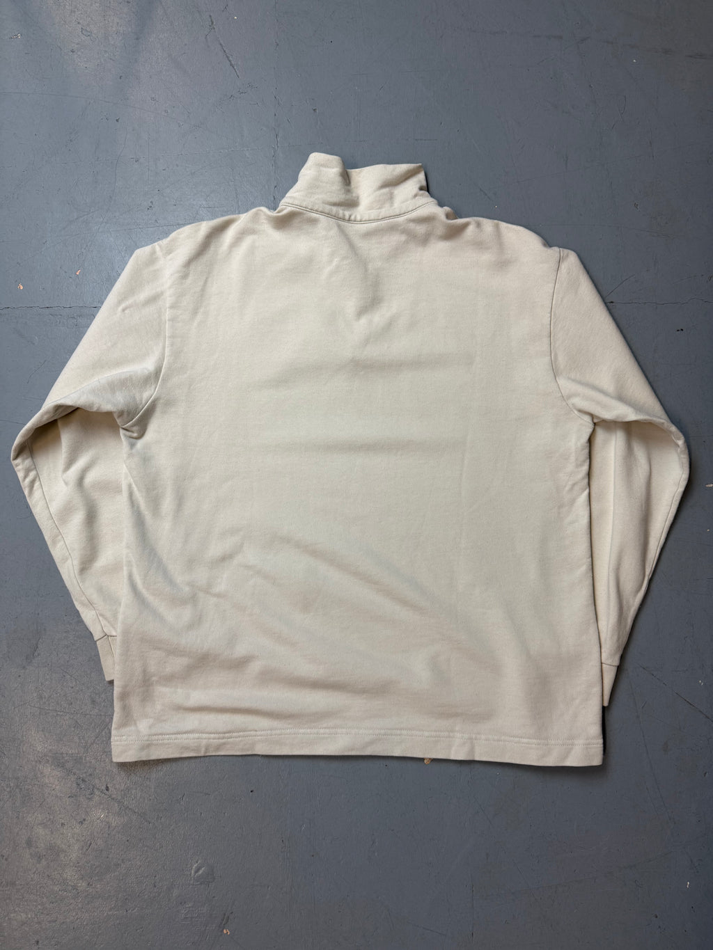 Vintage Playrite Italia Olympic Games Team Quarter Zip Sweater für Herren. Y2K Second Hand 2000s Fashion