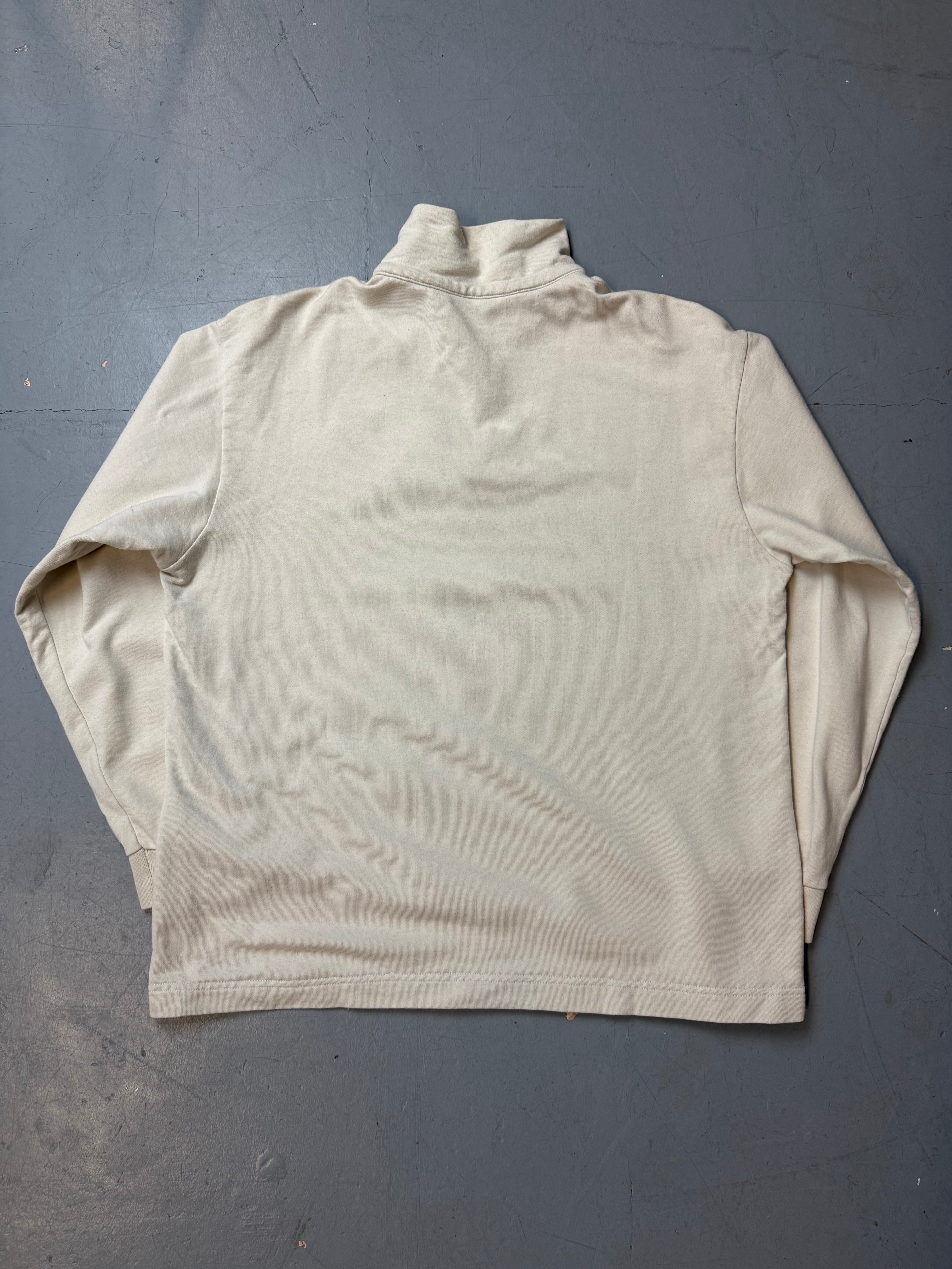 Vintage Playrite Italia Olympic Games Team Quarter Zip Sweater für Herren. Y2K Second Hand 2000s Fashion