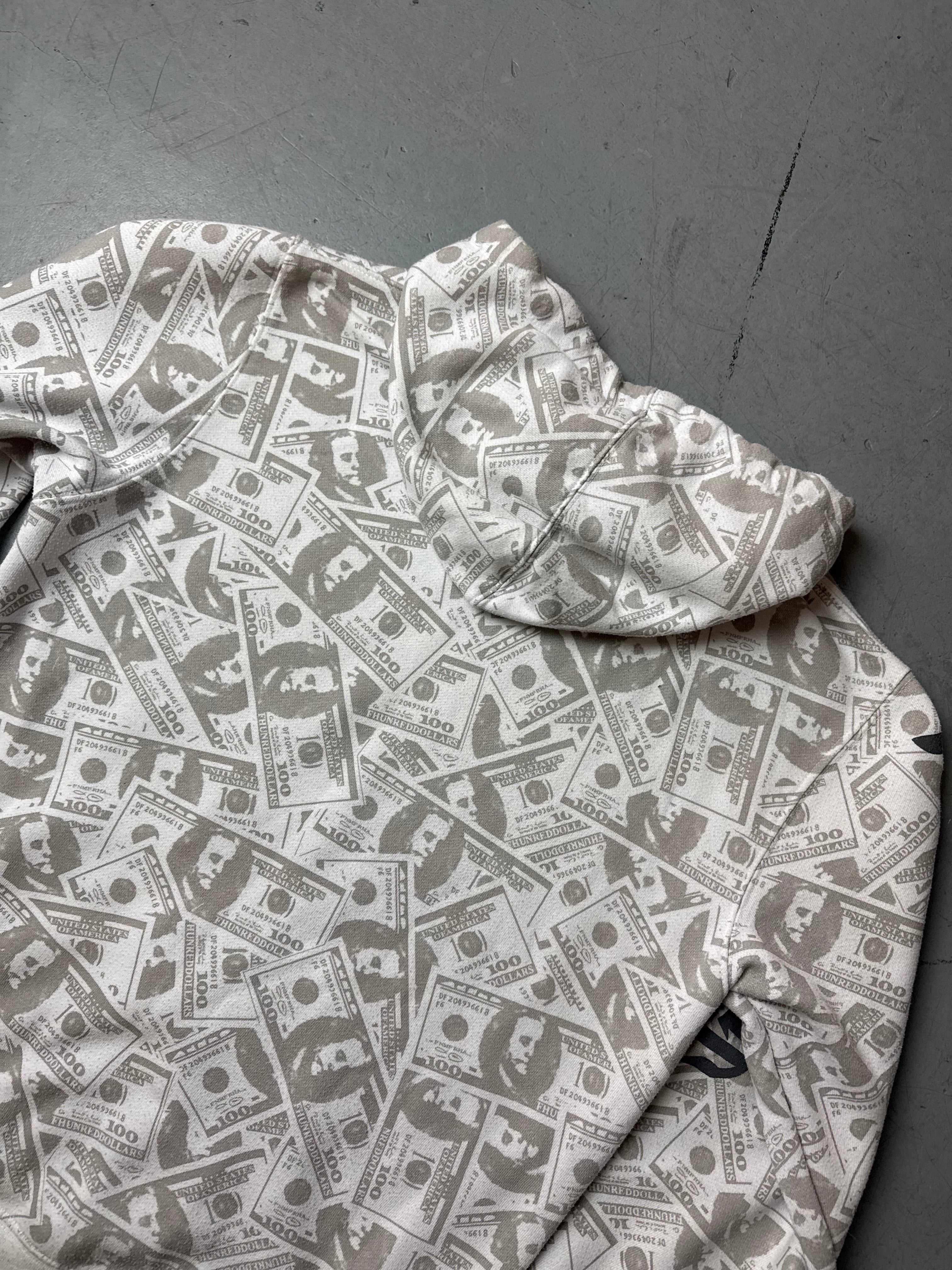 Y2K No Fear Money Printed Hoodie vintage hoodie 