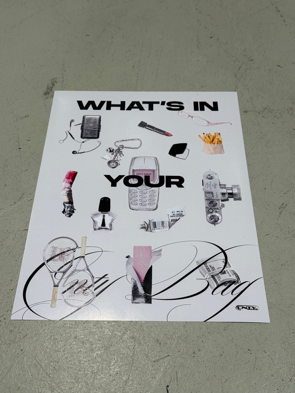 CNTY BAGS Poster DIN A4