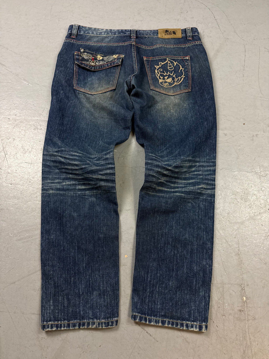 Vintage Big Train Japanese Stitched Denim XL