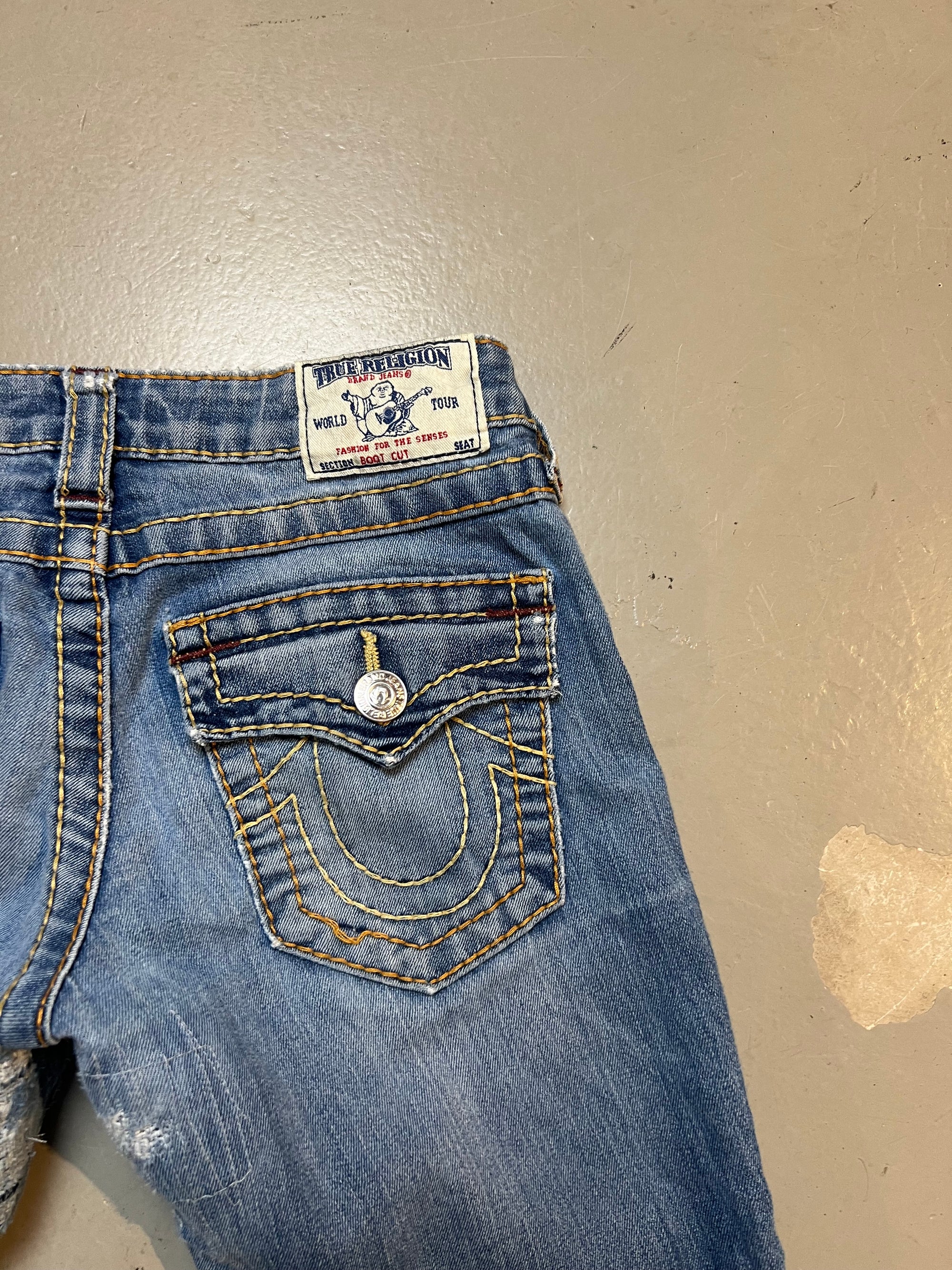 Vintage True Religion Flared Denim XS/XXS