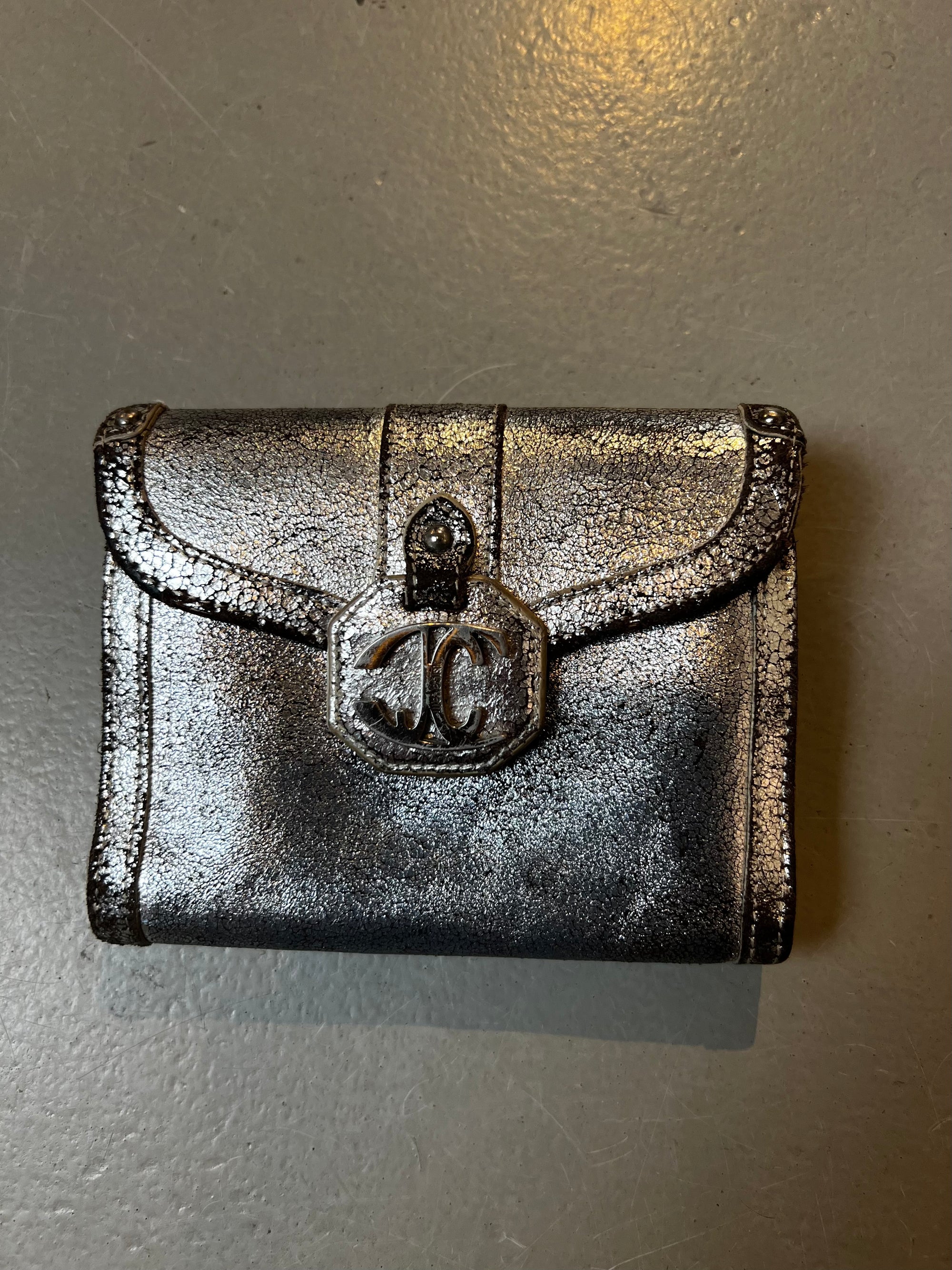 Vintage Silver Just Cavalli Wallet