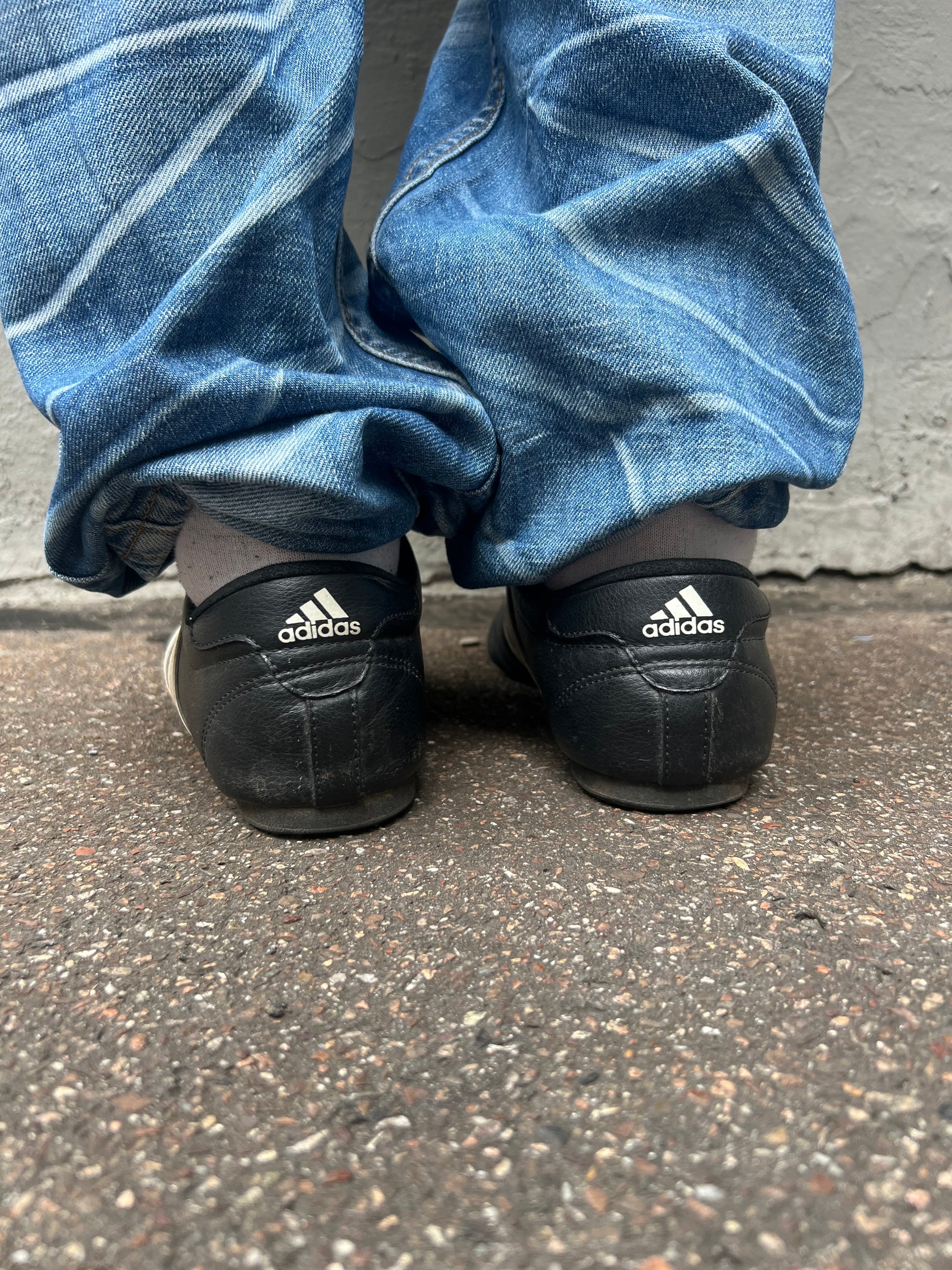 Vintage Black Adidas Teakwondo Sneaker 43 1/2