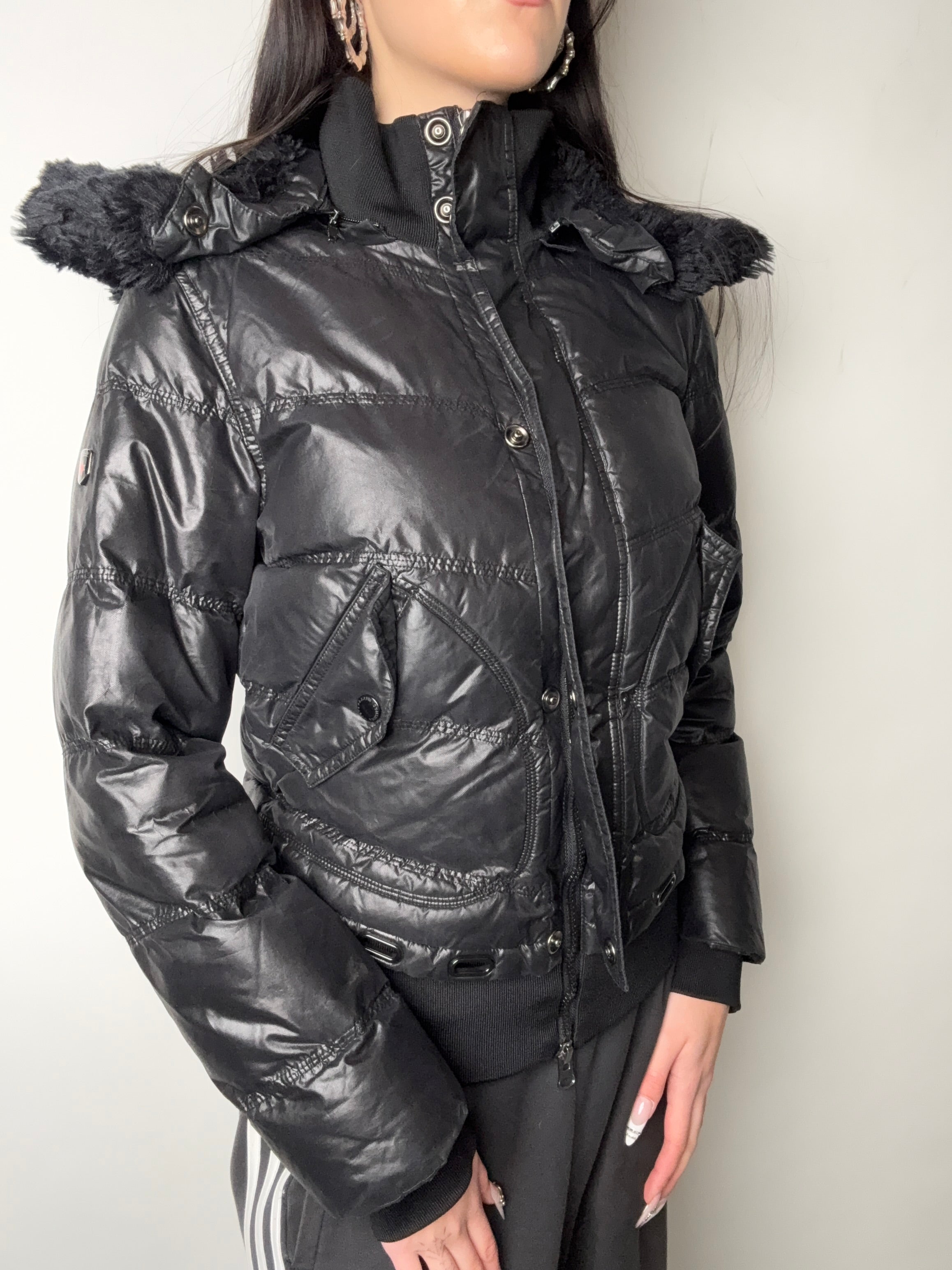 Vintage Wellensteyn Black Winter Jacket M