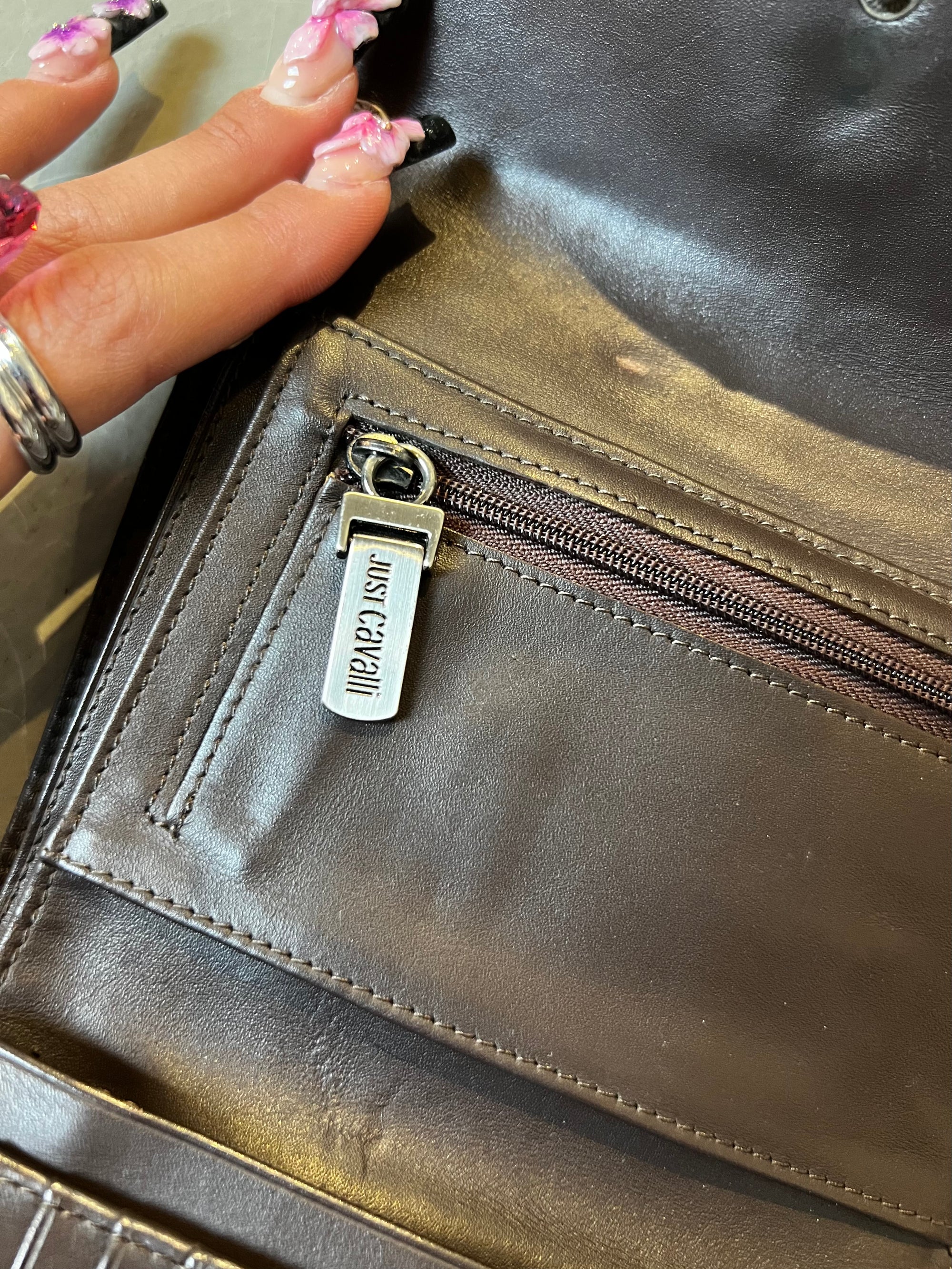 Vintage Silver Just Cavalli Wallet