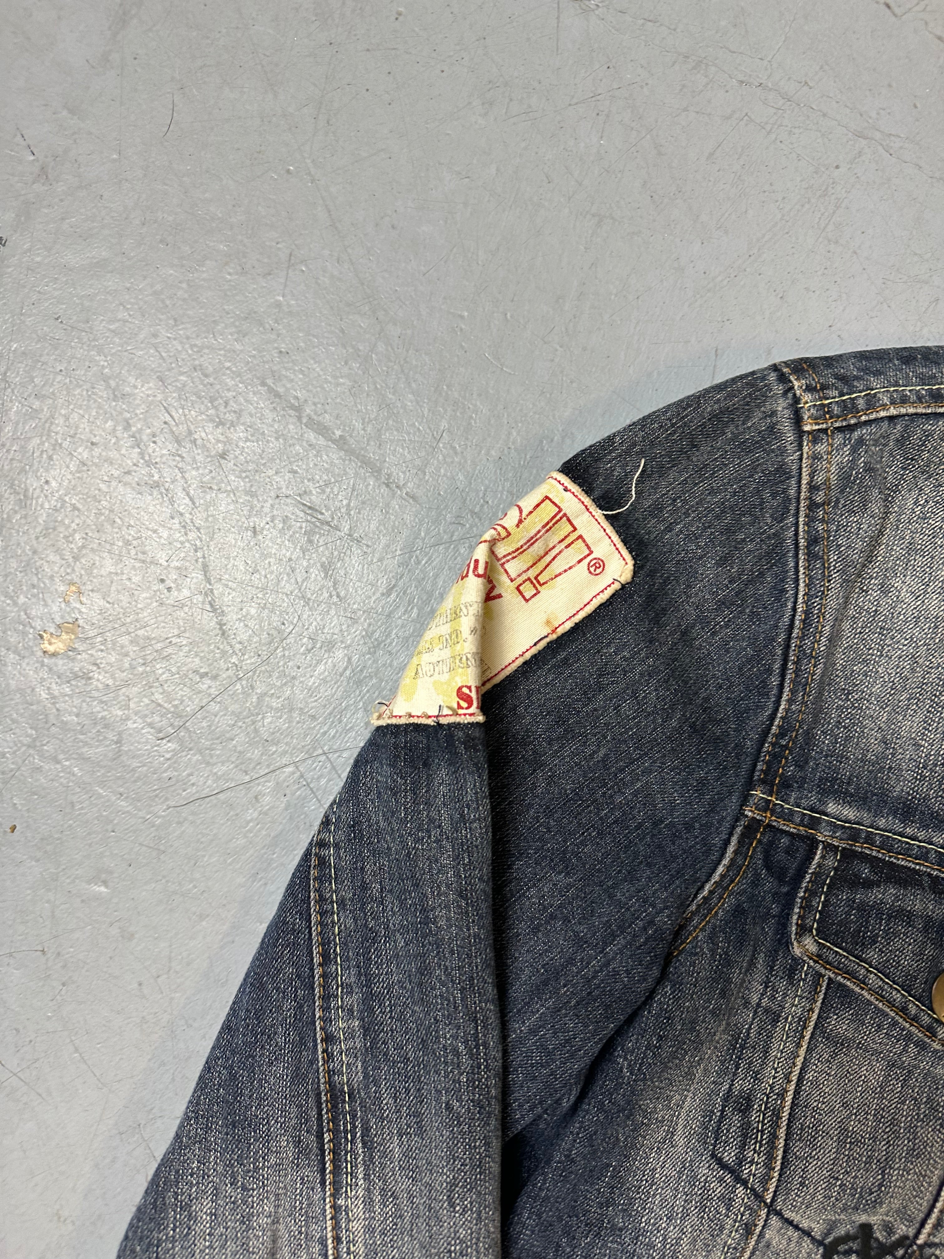 Vintage Yell! Jeans Jacket with Backprint L