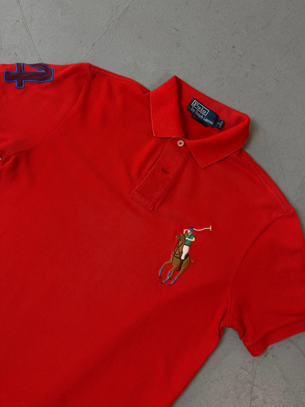 Vintage Orange Ralph Lauren Polo M