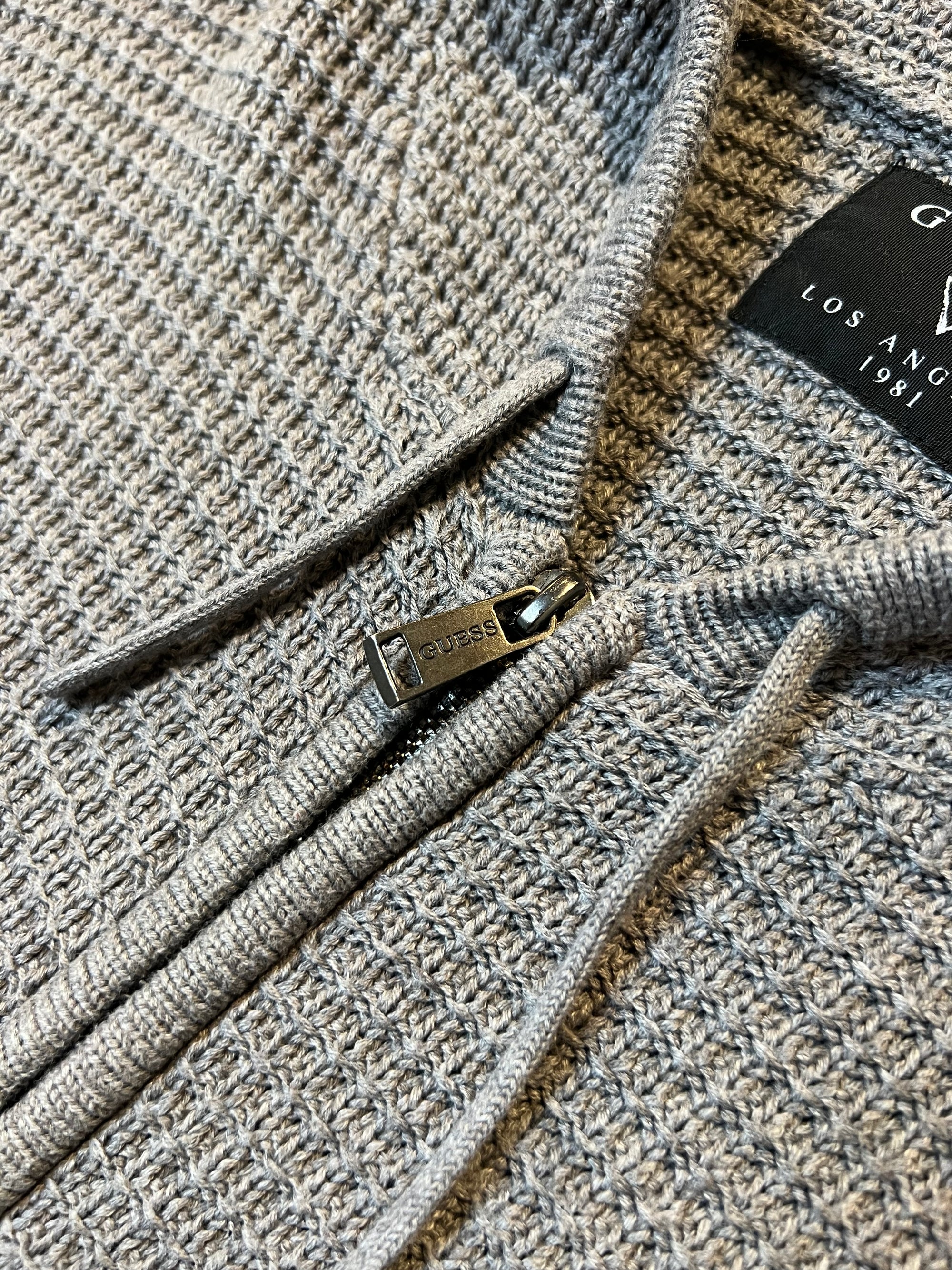 Vintage Guess Grey ZIP Hoodie M/L