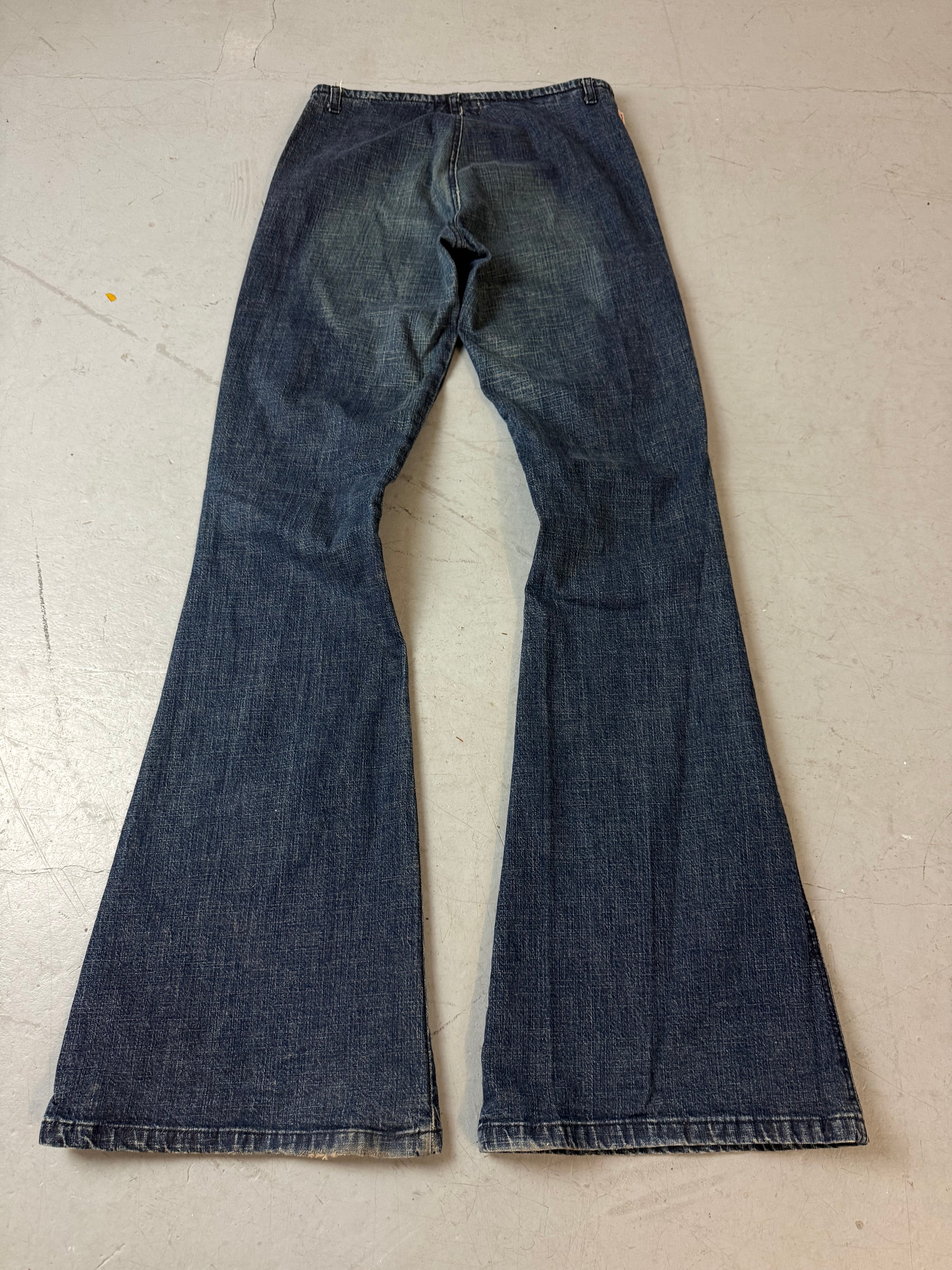 Vintage Schlaghosen Jeans für Frauen Y2K 2000s Fashion 