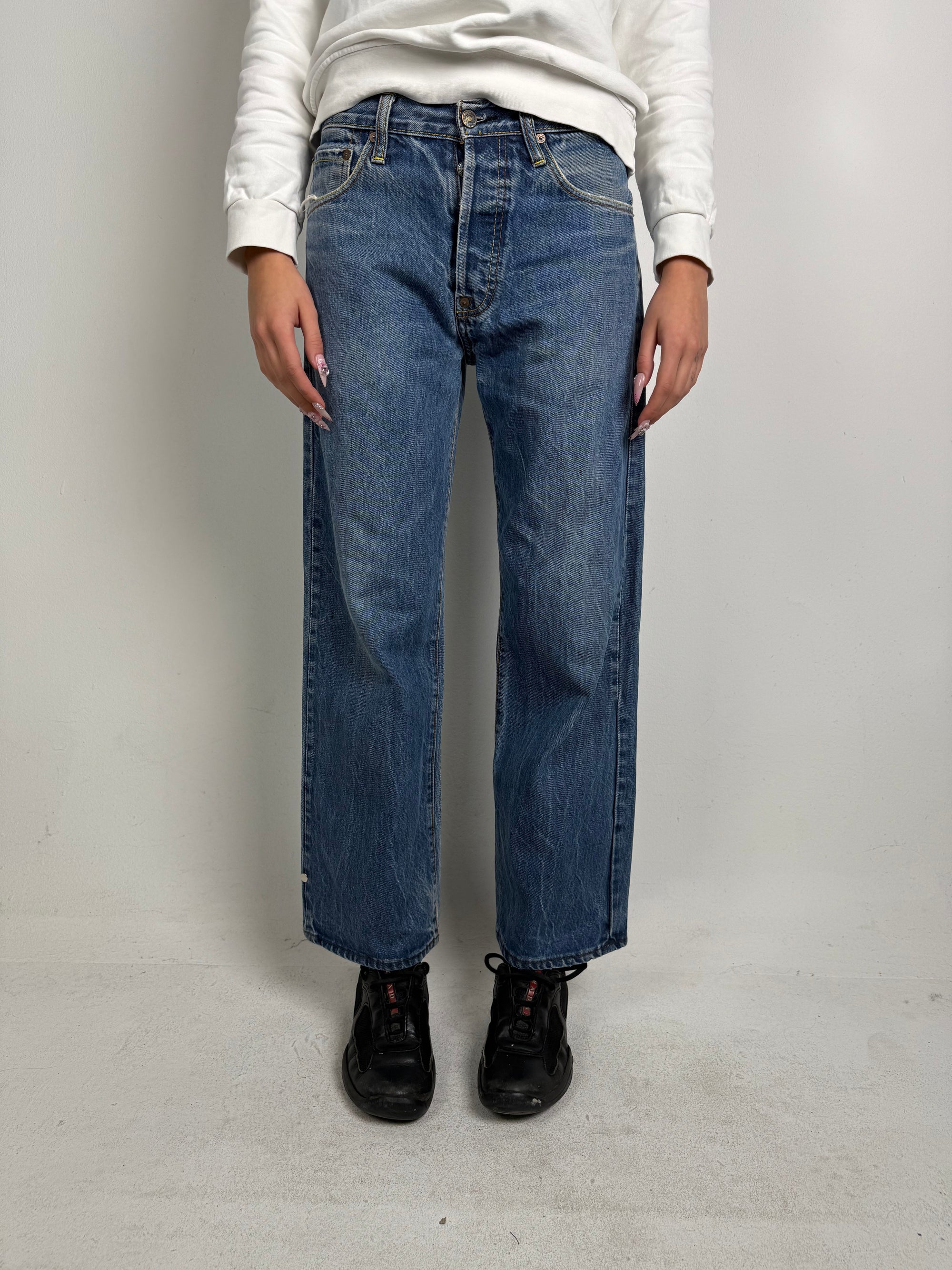 Vintage Evisu Wide Leg Jeans S/M