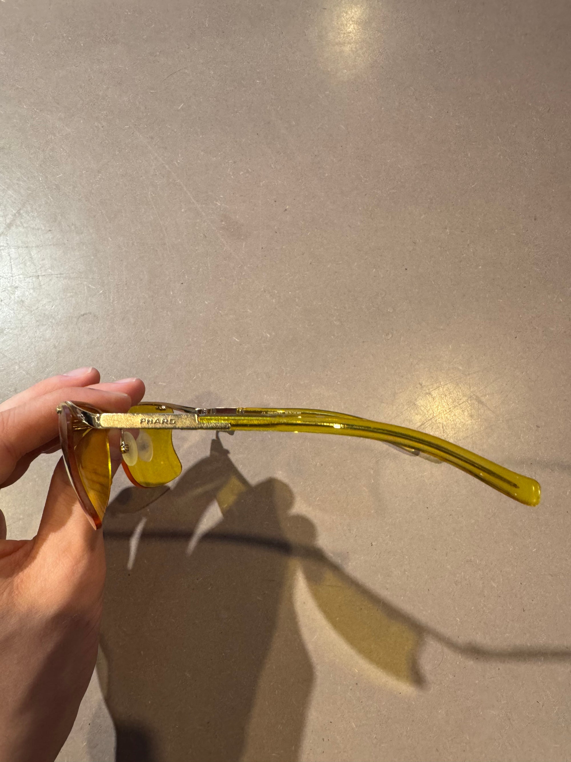 Vintage Phard Yellow Sunglasses