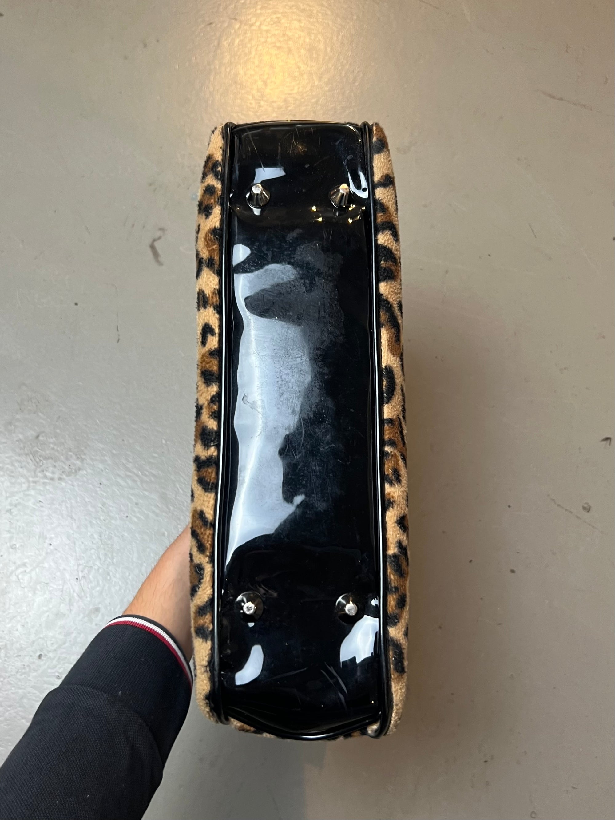 Vintage Leo Print Handbag