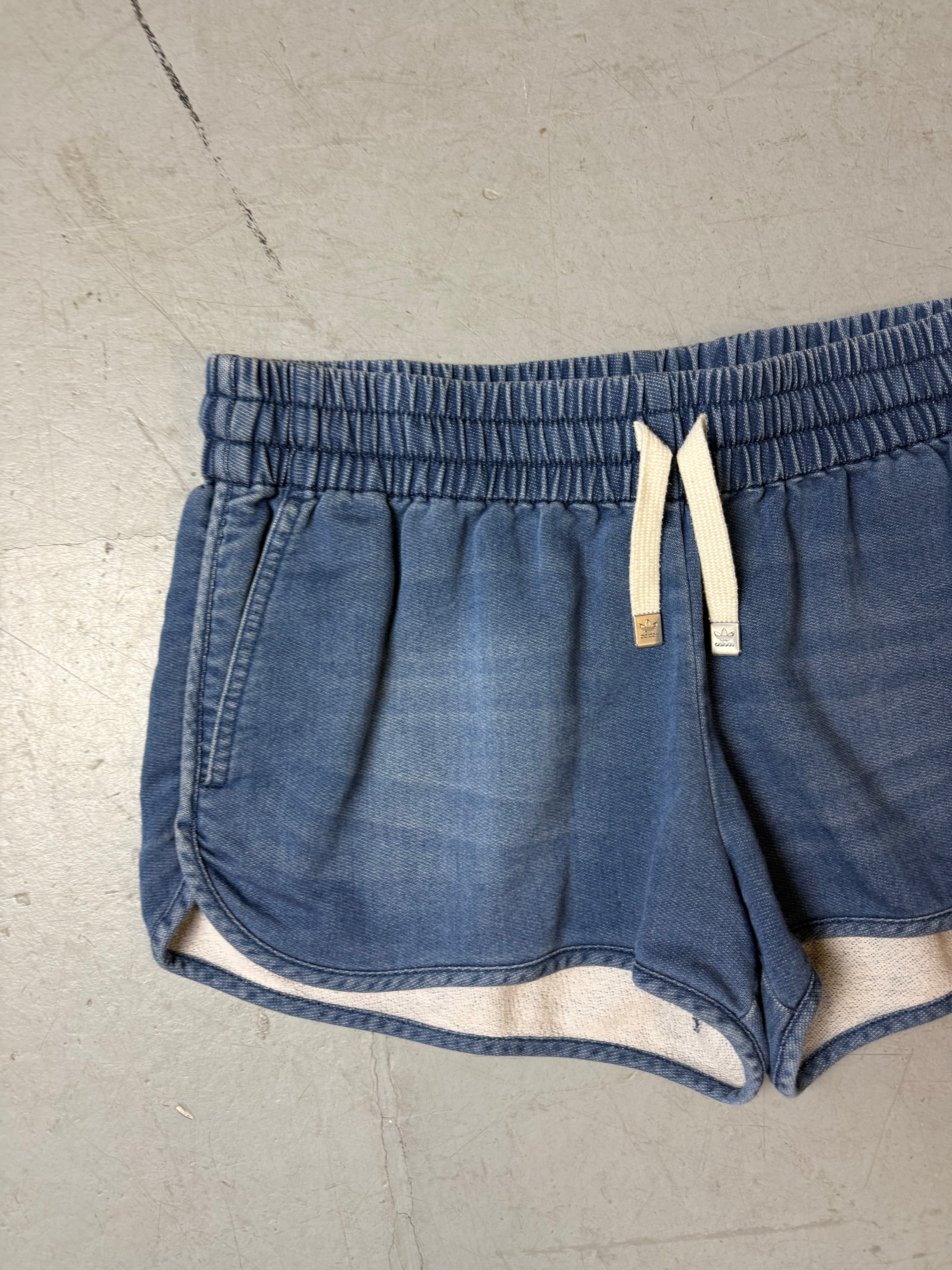 Vintage Adidas Blue Jogger Shorts S/M