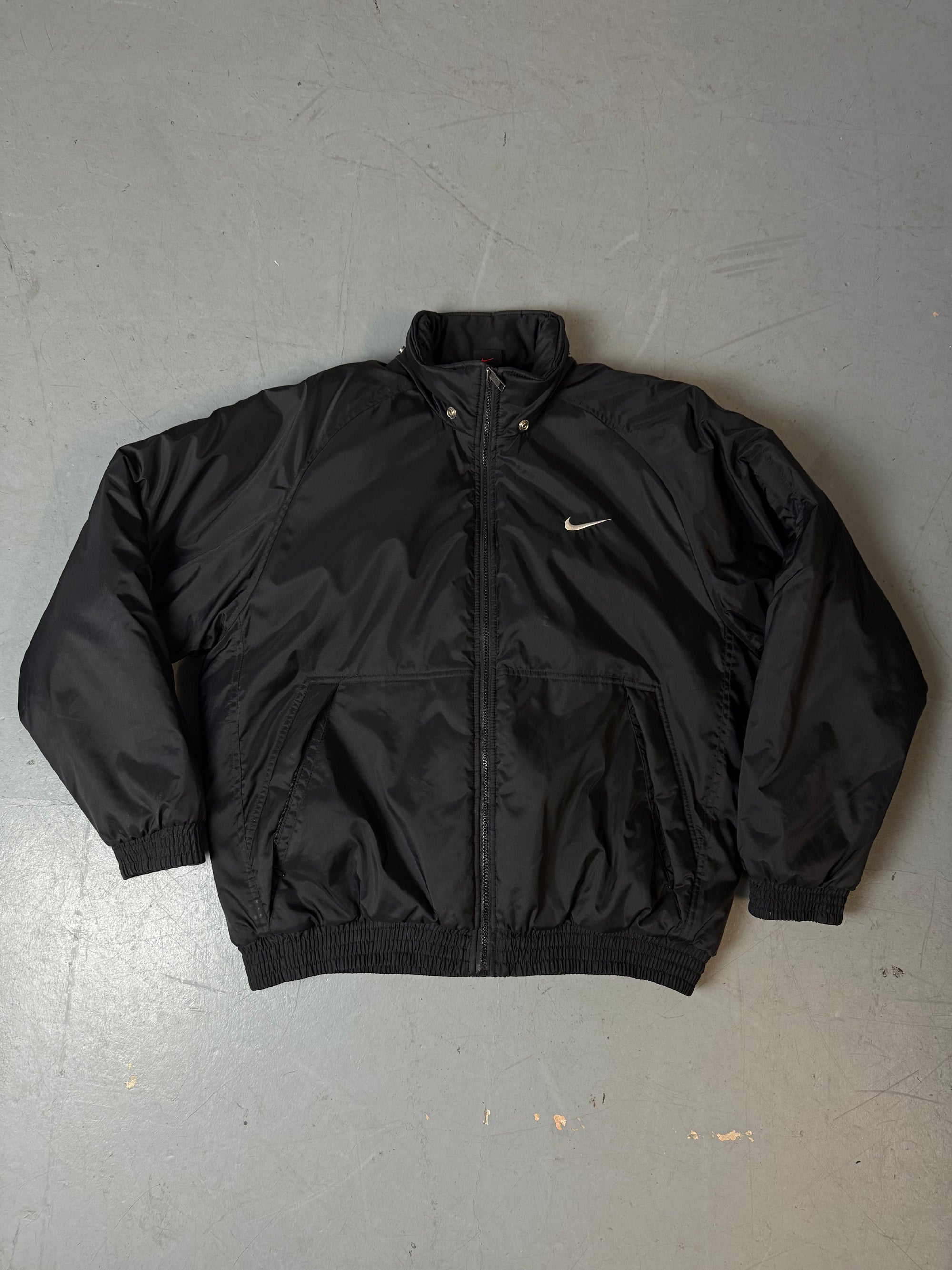 Vintage Nike Black Puffer Jacket XL