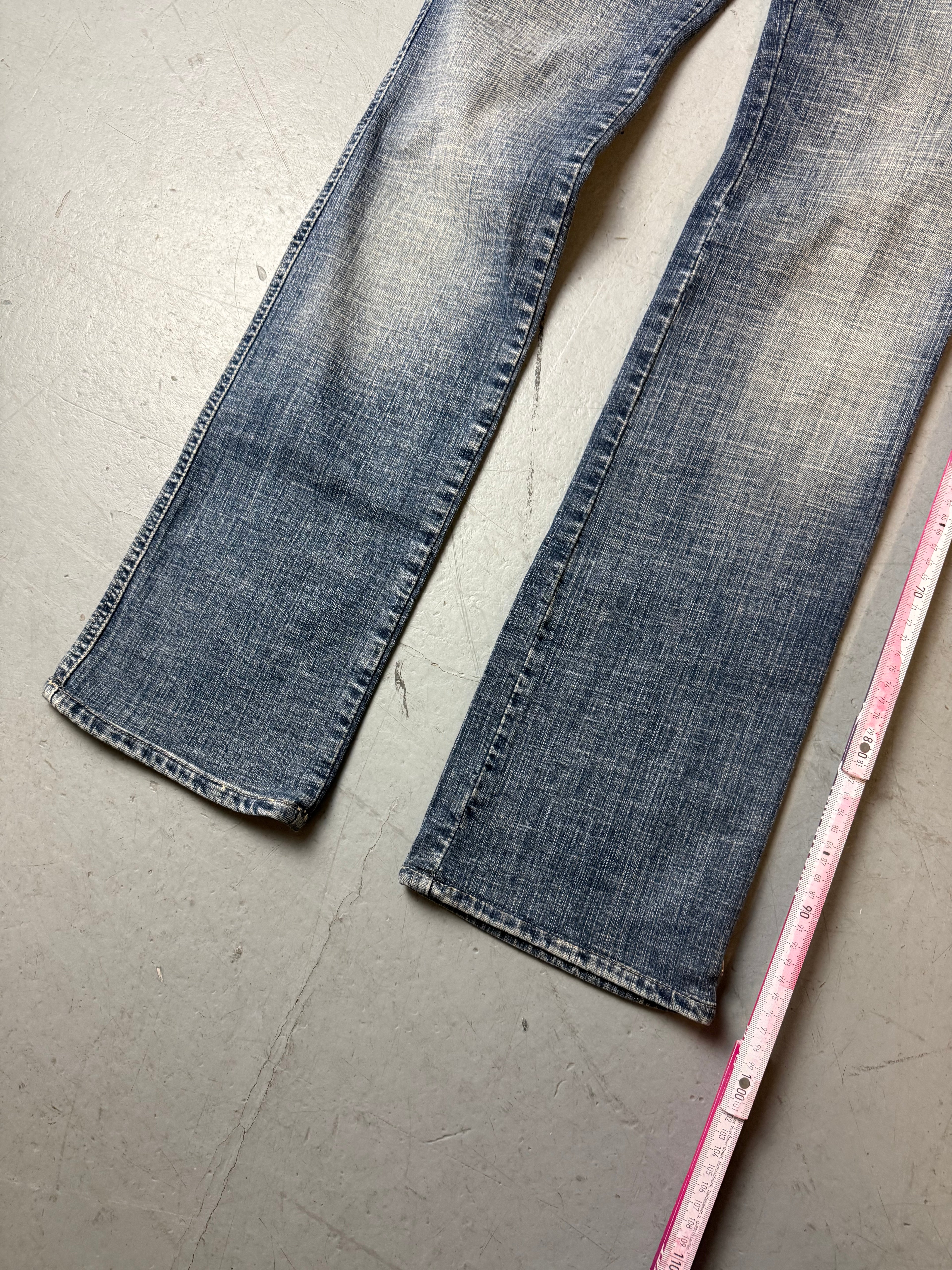 Vintage Kocca Low Waist Bootcut Denim  für Damen. Y2K 2000s Fashion