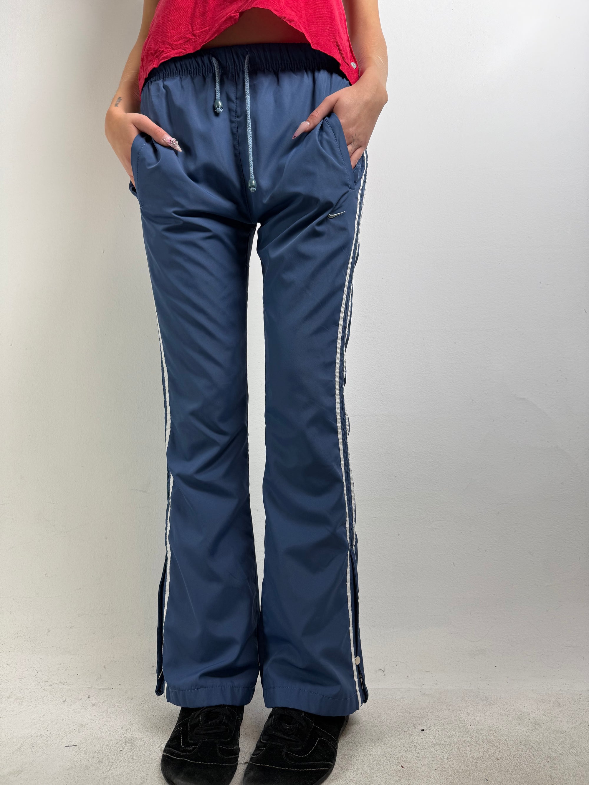 Vintage Nike Blue Track Pants S