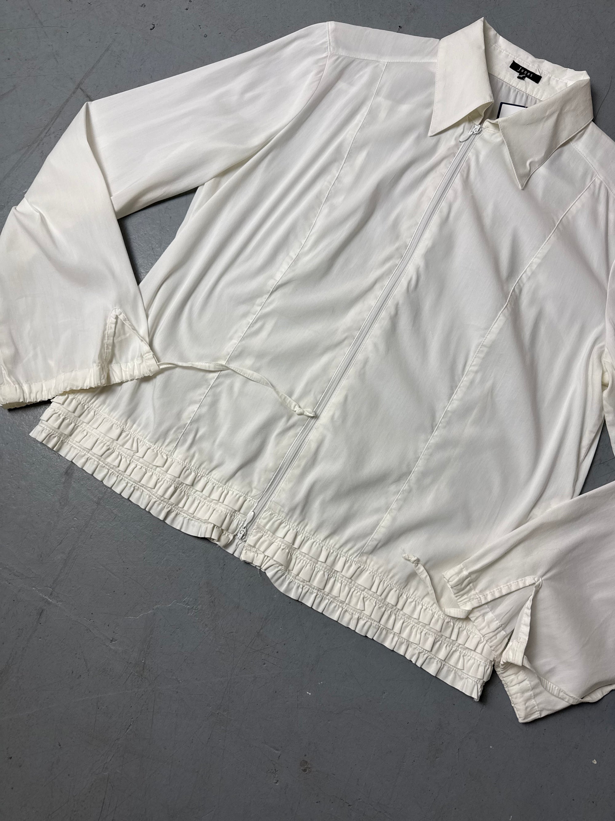Vintage Jones Zip Up Blouse M/L
